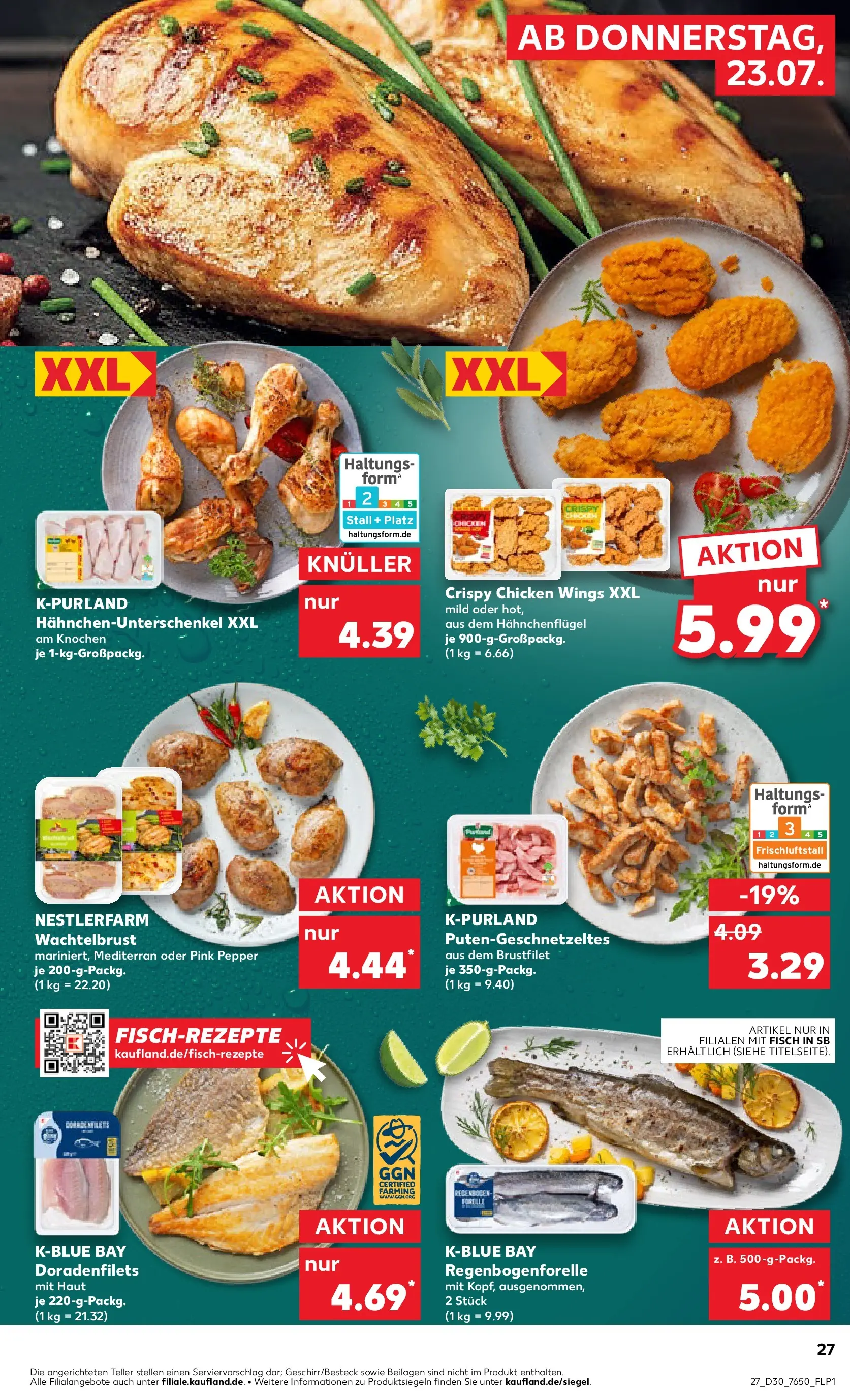 Prospekt Kaufland ab 20.07.2026 ยป Angebote und Werbung Online | Seite: 36 | Produkte: Fisch Prospekt Kaufland ab 20.07.2026 ยป Angebote Online zum Blรคttern | Seite: 36 | Produkte: Fisch