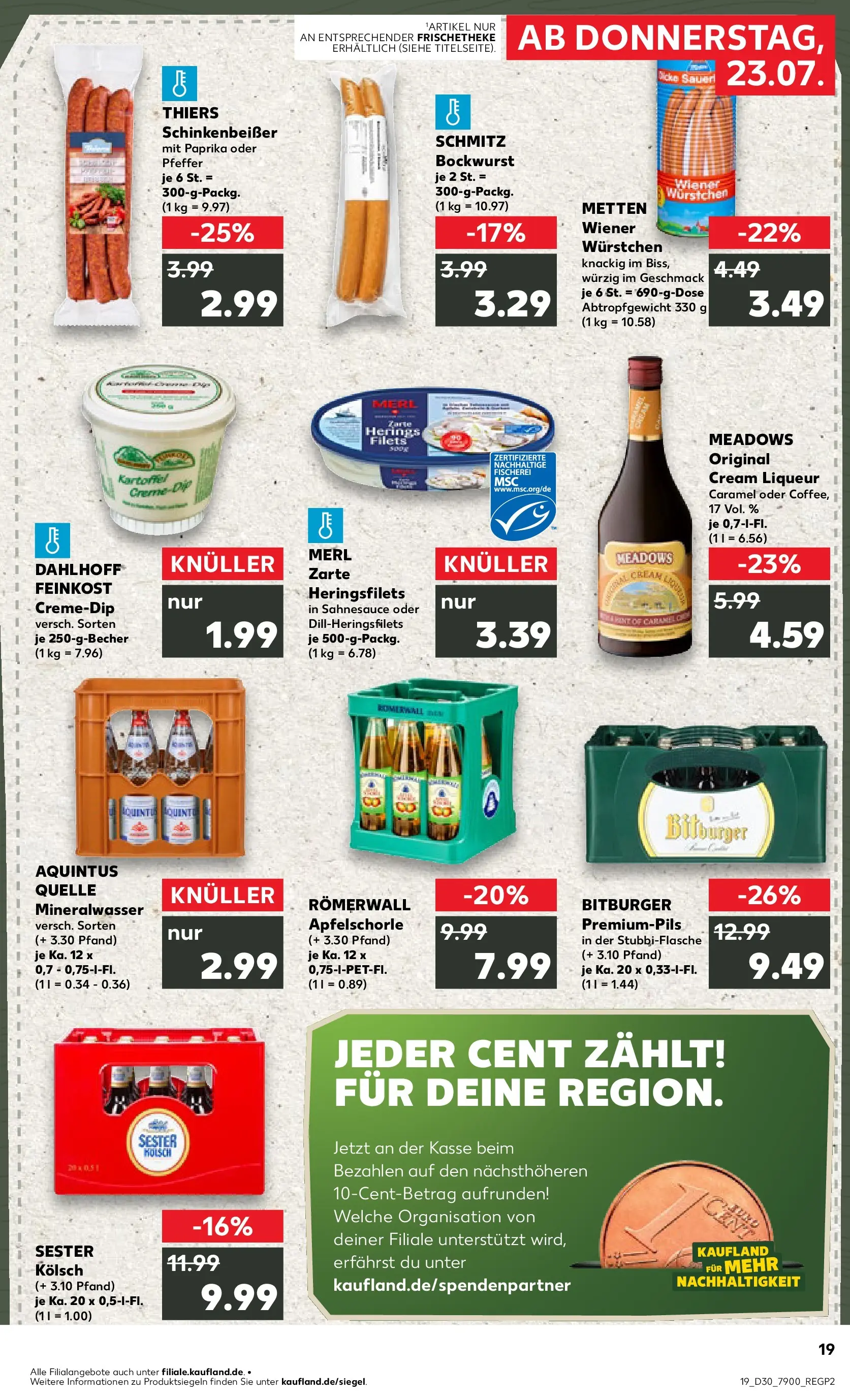Prospekt Kaufland ab 20.07.2026 ยป Angebote und Werbung Online | Seite: 28 | Produkte: Bockwurst, Mineralwasser, Paprika, Pfeffer Prospekt Kaufland ab 20.07.2026 ยป Angebote Online zum Blรคttern | Seite: 28 | Produkte: Bockwurst, Mineralwasser, Paprika, Pfeffer