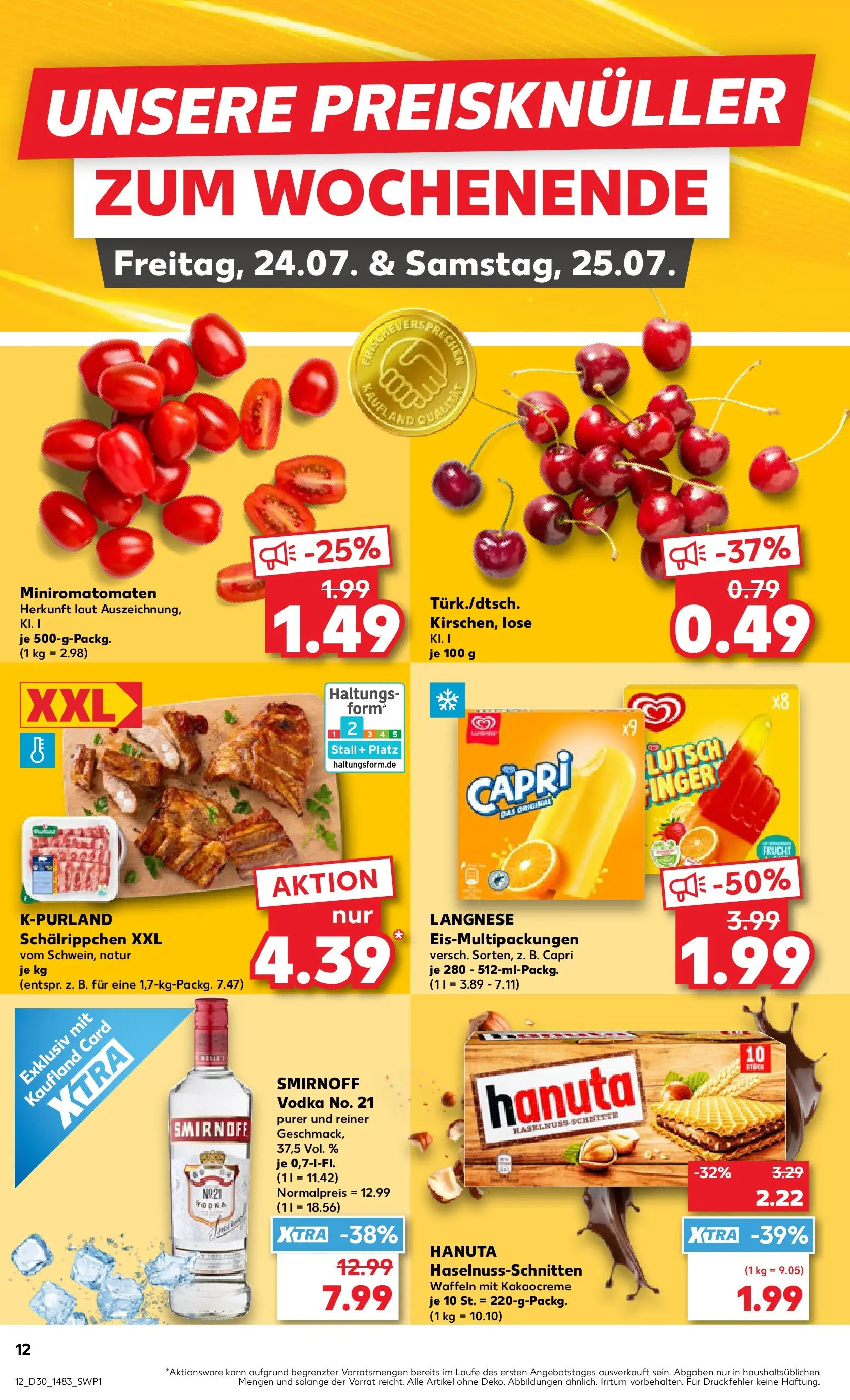 Prospekt Kaufland ab 20.07.2026 ยป Angebote und Werbung Online | Seite: 21 | Produkte: Langnese, Waffeln, Smirnoff, Vodka Prospekt Kaufland ab 20.07.2026 ยป Angebote Online zum Blรคttern | Seite: 21 | Produkte: Langnese, Waffeln, Smirnoff, Vodka