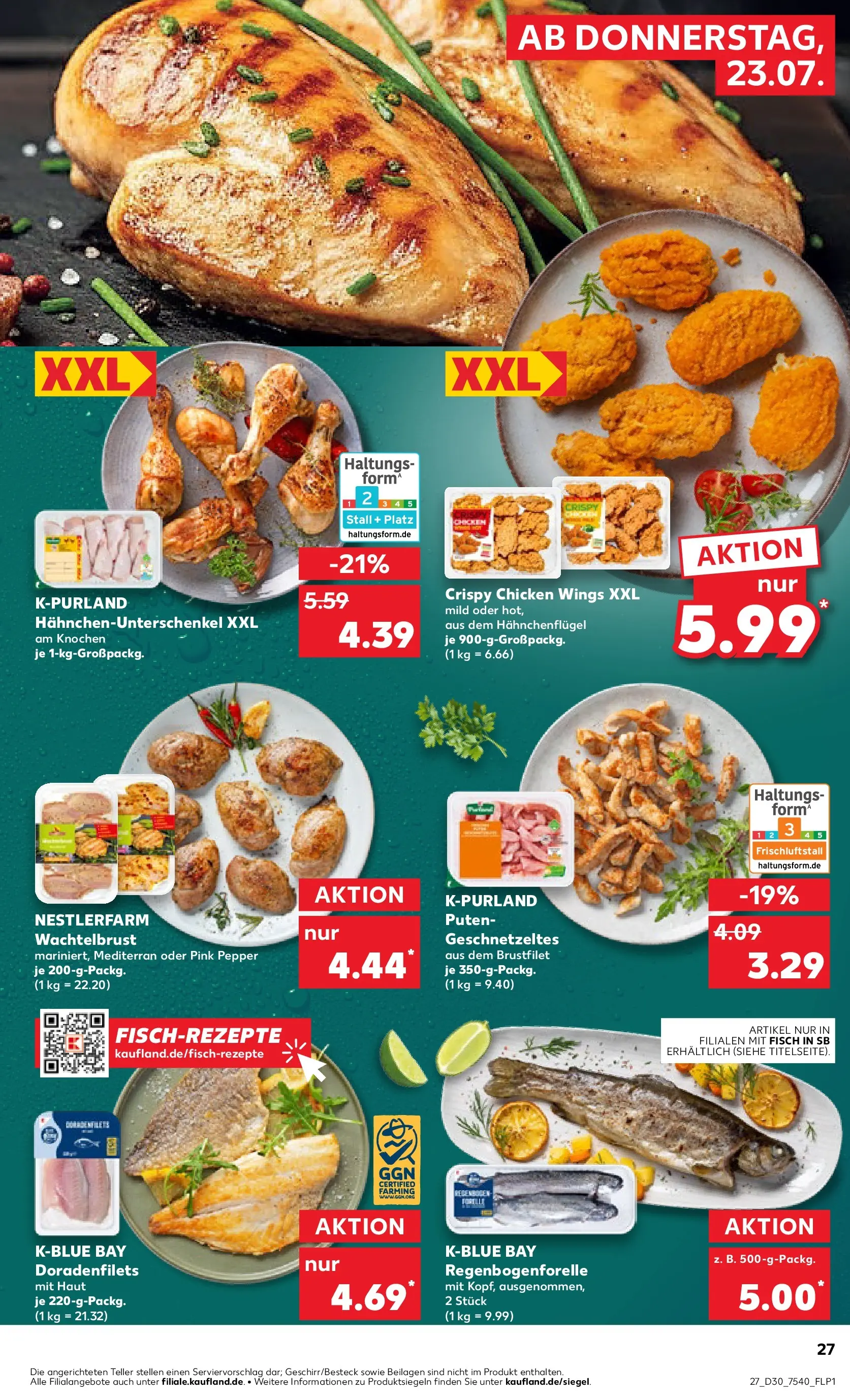 Prospekt Kaufland ab 20.07.2026 ยป Angebote und Werbung Online | Seite: 36 | Produkte: Fisch Prospekt Kaufland ab 20.07.2026 ยป Angebote Online zum Blรคttern | Seite: 36 | Produkte: Fisch