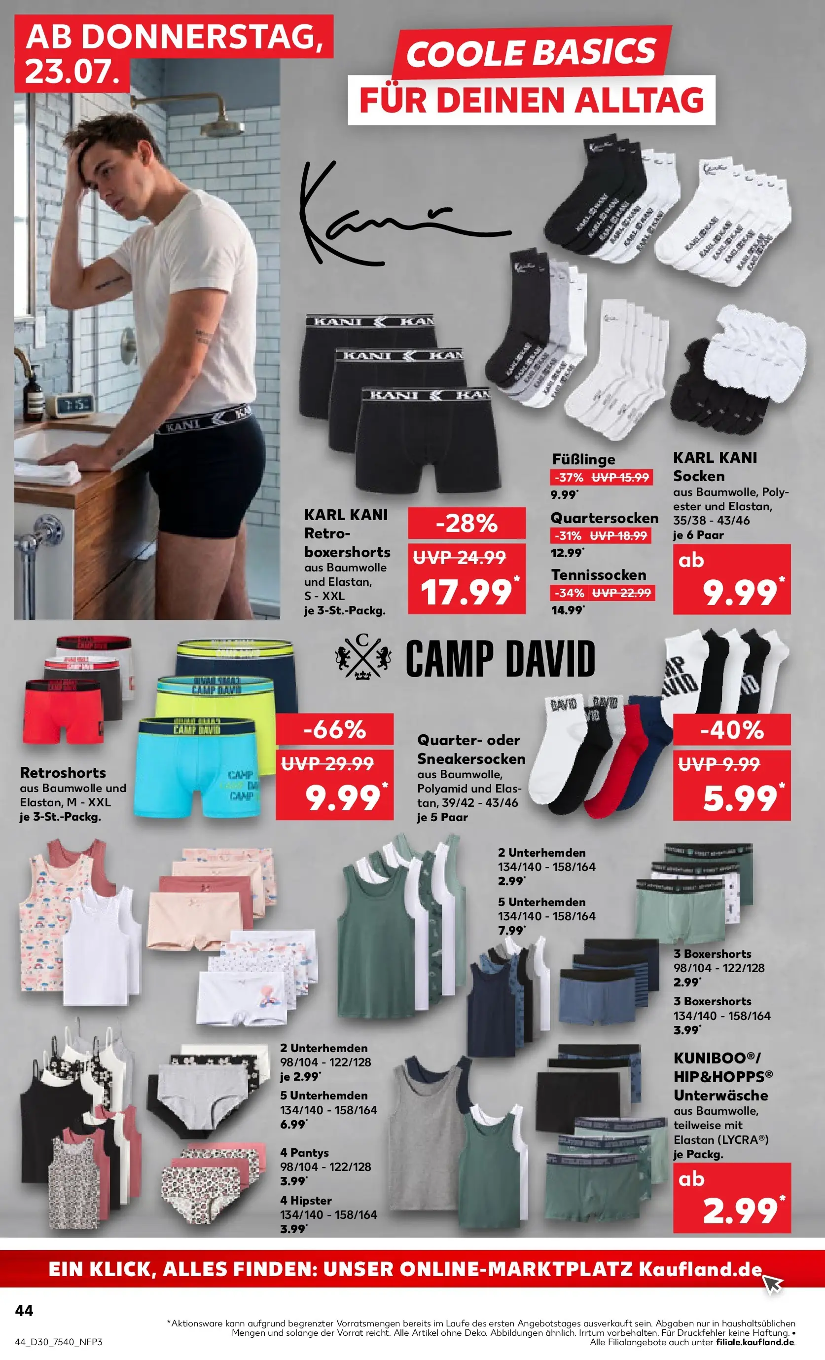Prospekt Kaufland ab 20.07.2026 ยป Angebote und Werbung Online | Seite: 53 | Produkte: Unterwรคsche, Socken Prospekt Kaufland ab 20.07.2026 ยป Angebote Online zum Blรคttern | Seite: 53 | Produkte: Unterwรคsche, Socken