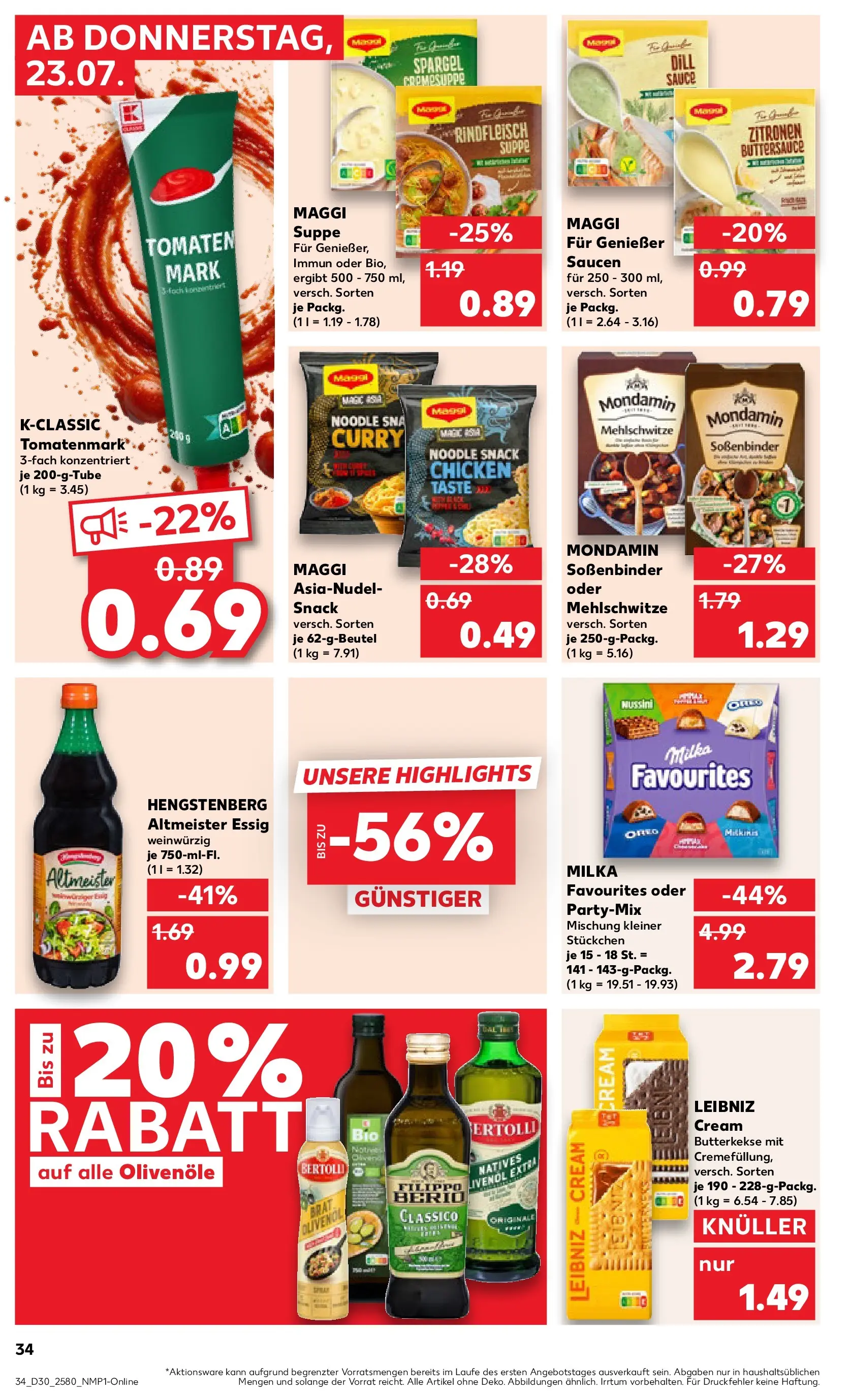Prospekt Kaufland ab 20.07.2026 ยป Angebote und Werbung Online | Seite: 43 | Produkte: Tomaten, Spargel, Milka, Butterkekse Prospekt Kaufland ab 20.07.2026 ยป Angebote Online zum Blรคttern | Seite: 43 | Produkte: Tomaten, Spargel, Milka, Butterkekse