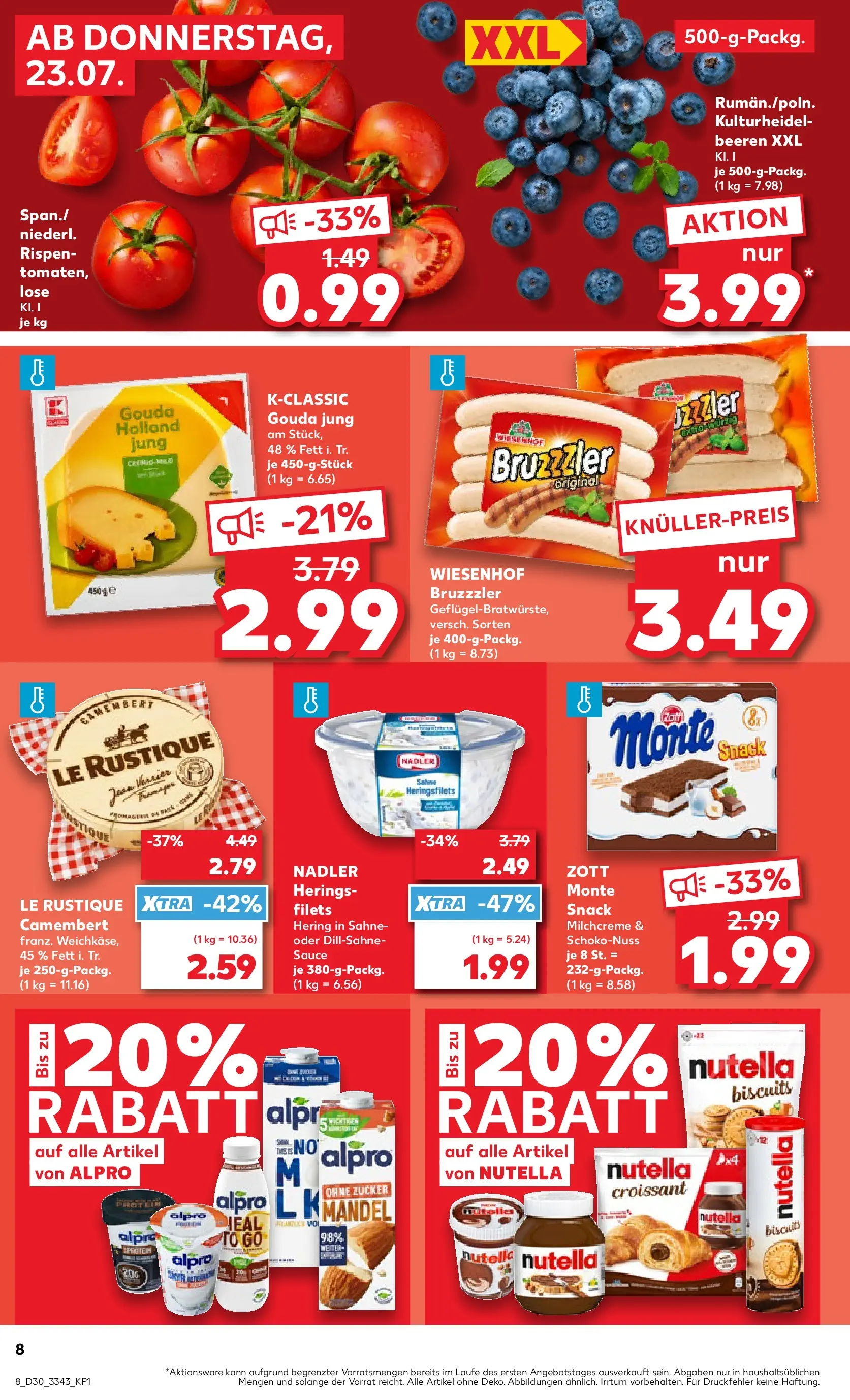 Prospekt Kaufland ab 20.07.2026 ยป Angebote und Werbung Online | Seite: 17 | Produkte: Croissant, Alpro, Zucker, Sahne Prospekt Kaufland ab 20.07.2026 ยป Angebote Online zum Blรคttern | Seite: 17 | Produkte: Croissant, Alpro, Zucker, Sahne
