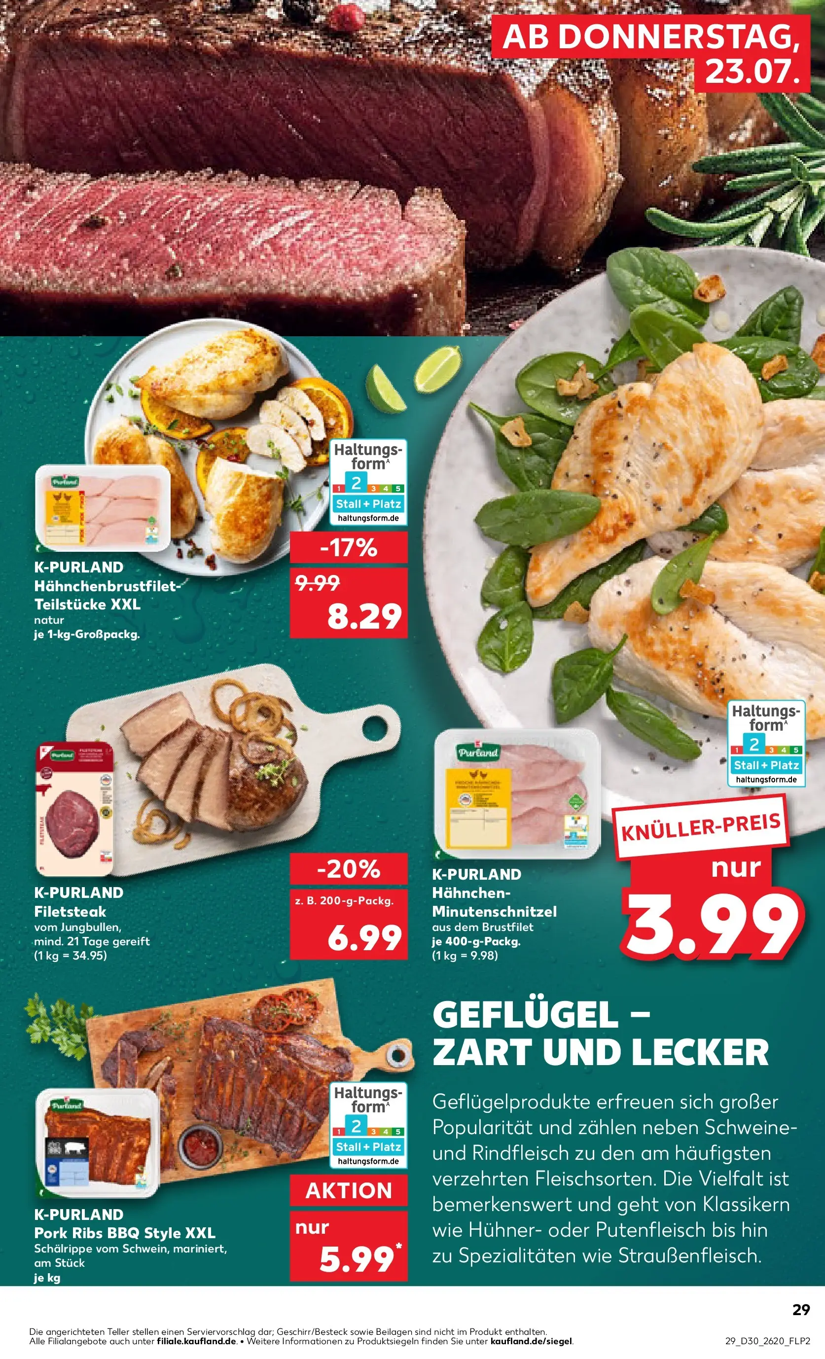 Prospekt Kaufland ab 20.07.2026 ยป Angebote und Werbung Online | Seite: 38 | Produkte: Hahnchen, Rindfleisch Prospekt Kaufland ab 20.07.2026 ยป Angebote Online zum Blรคttern | Seite: 38 | Produkte: Hahnchen, Rindfleisch