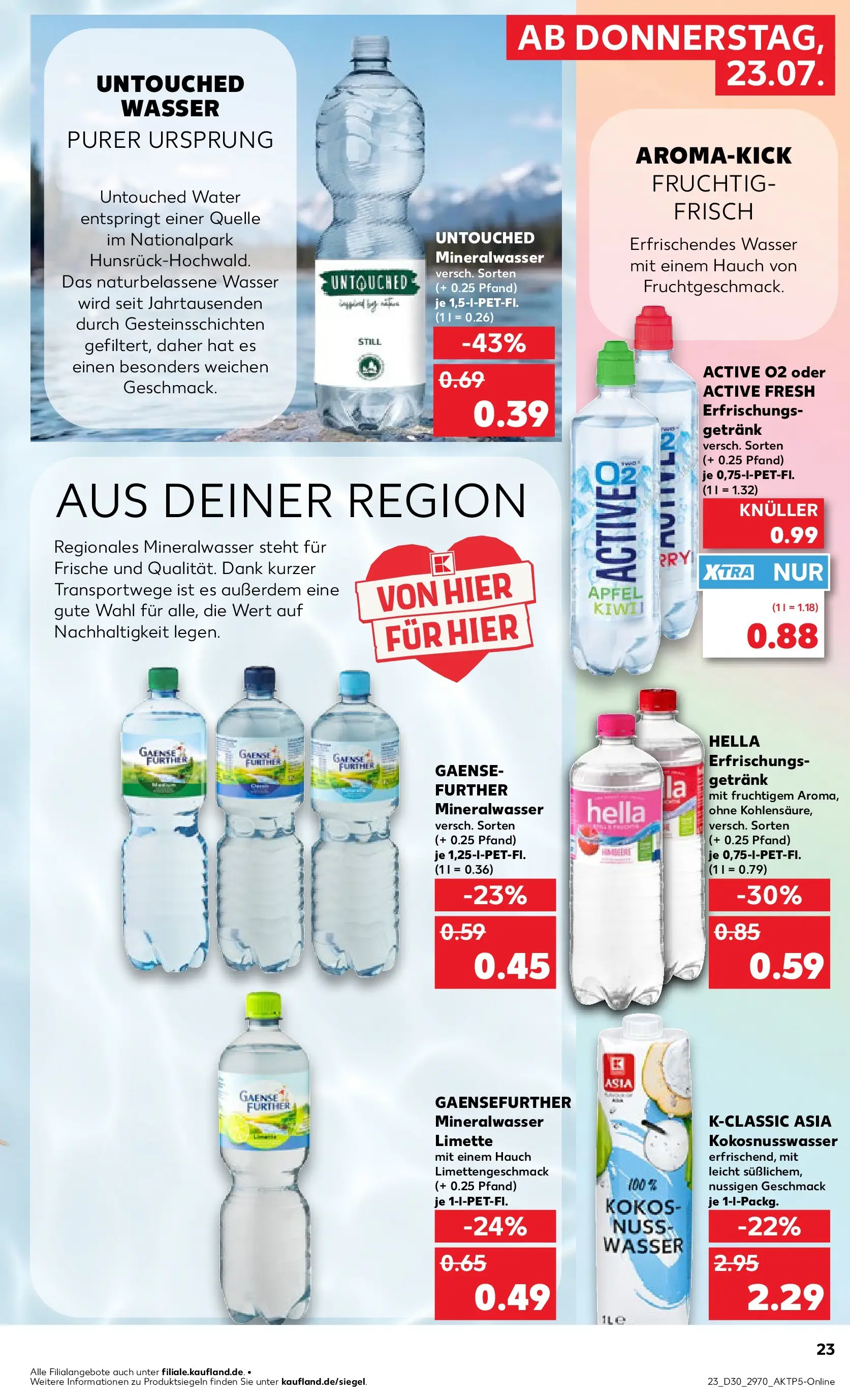 Prospekt Kaufland ab 20.07.2026 ยป Angebote und Werbung Online | Seite: 32 | Produkte: รpfel, Mineralwasser, Hella, Limette Prospekt Kaufland ab 20.07.2026 ยป Angebote Online zum Blรคttern | Seite: 32 | Produkte: รpfel, Mineralwasser, Hella, Limette