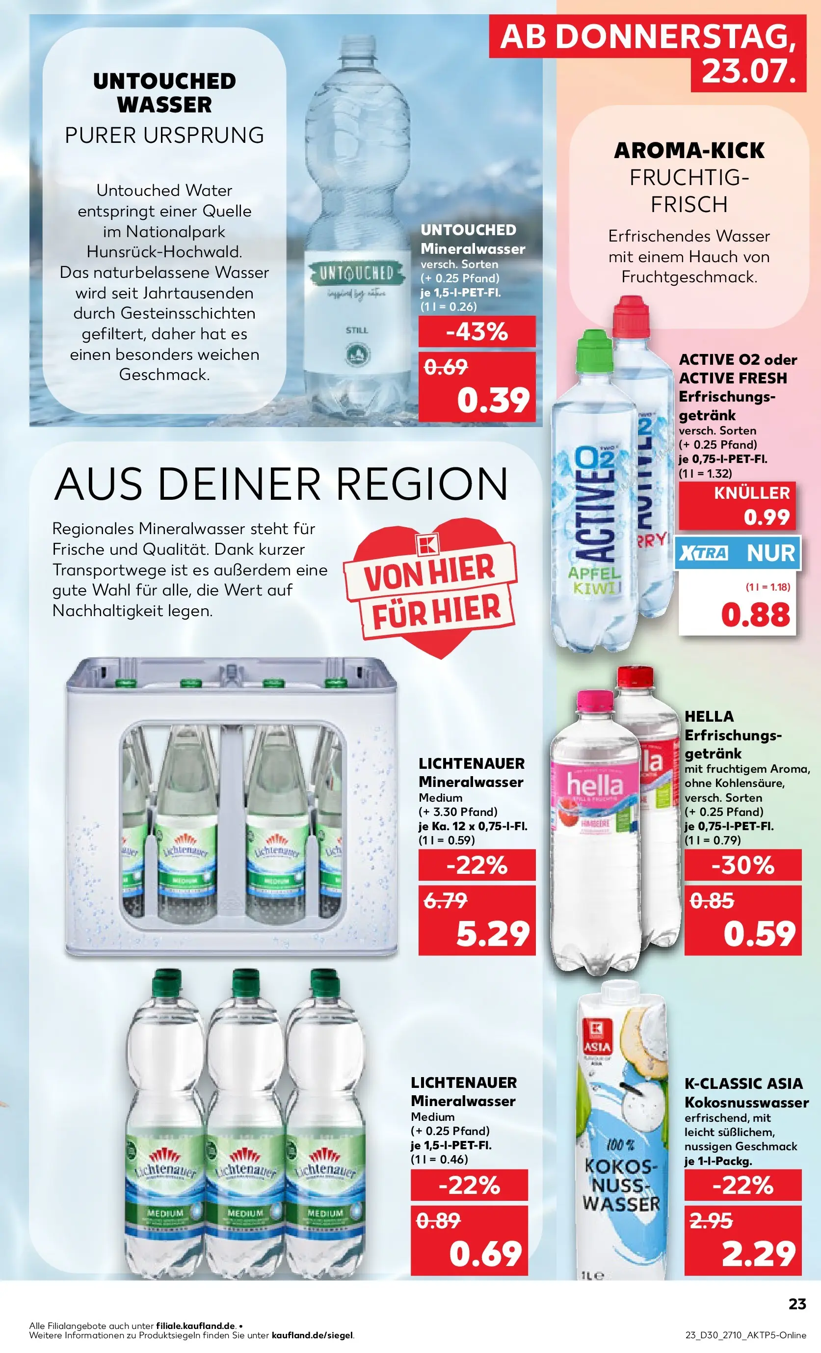 Prospekt Kaufland ab 20.07.2026 ยป Angebote und Werbung Online | Seite: 32 | Produkte: รpfel, Mineralwasser, Wasser, Hella Prospekt Kaufland ab 20.07.2026 ยป Angebote Online zum Blรคttern | Seite: 32 | Produkte: รpfel, Mineralwasser, Wasser, Hella