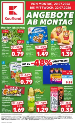 Kaufland Prospekt Ahrensfelde ab 20.07.2026 gültig Kaufland Prospekt Ahrensfelde ab 20.07.2026 gültig