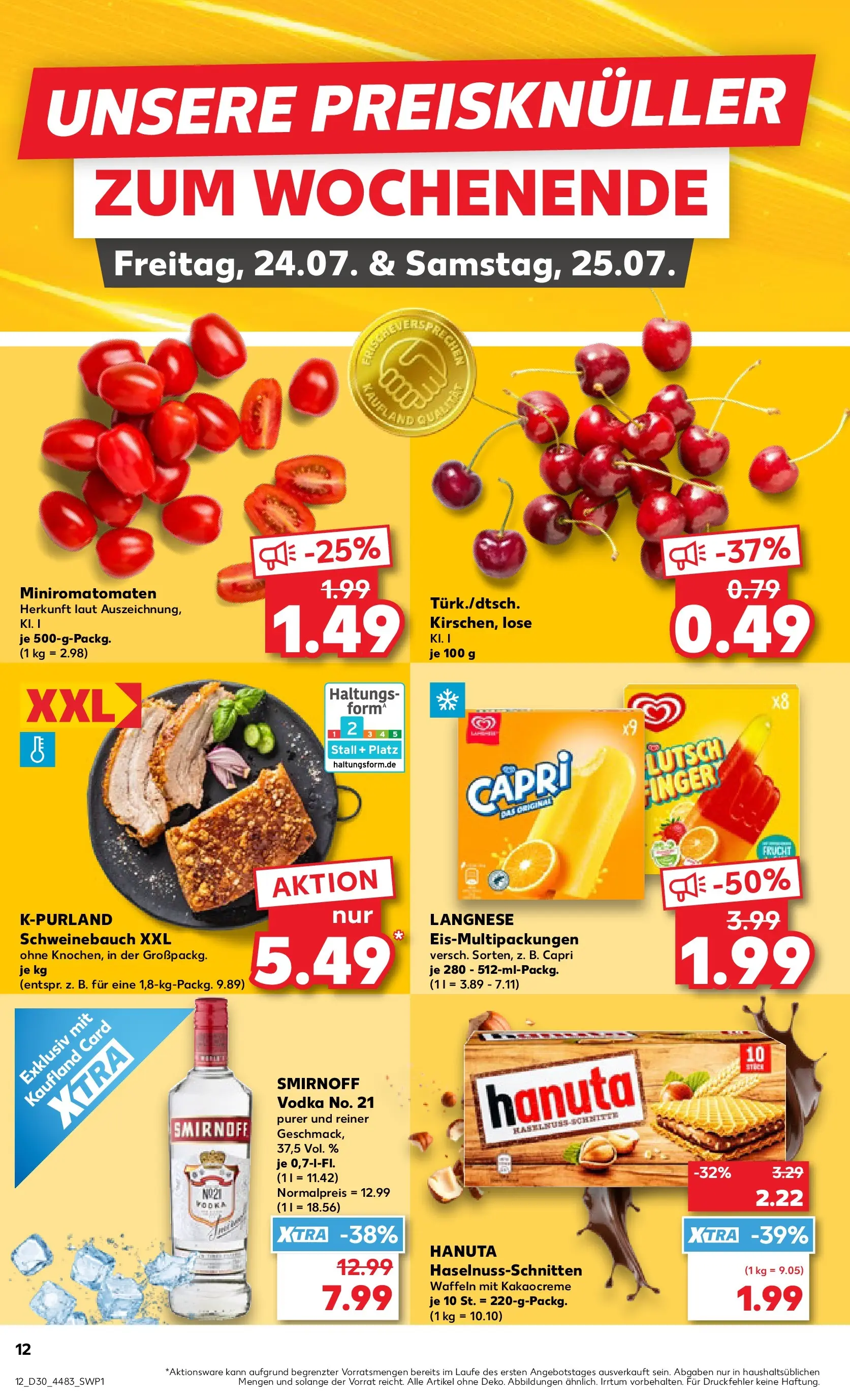 Prospekt Kaufland ab 20.07.2026 ยป Angebote und Werbung Online | Seite: 21 | Produkte: Langnese, Waffeln, Smirnoff, Vodka Prospekt Kaufland ab 20.07.2026 ยป Angebote Online zum Blรคttern | Seite: 21 | Produkte: Langnese, Waffeln, Smirnoff, Vodka