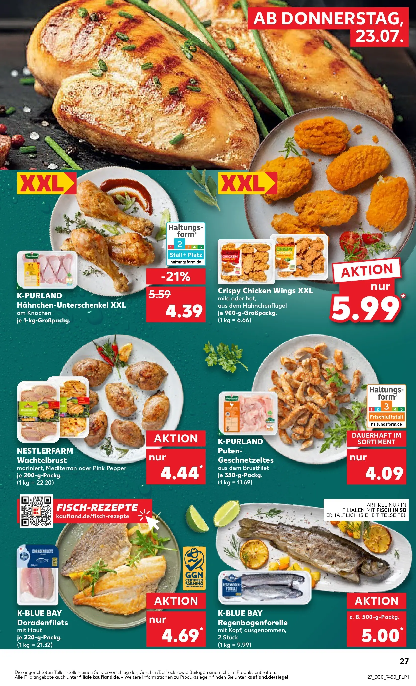Prospekt Kaufland ab 20.07.2026 ยป Angebote und Werbung Online | Seite: 36 | Produkte: Fisch Prospekt Kaufland ab 20.07.2026 ยป Angebote Online zum Blรคttern | Seite: 36 | Produkte: Fisch