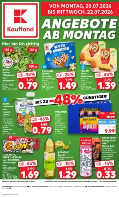 Kaufland Prospekt Berlin ab 20.07.2026 gültig Kaufland Prospekt Berlin ab 20.07.2026 gültig