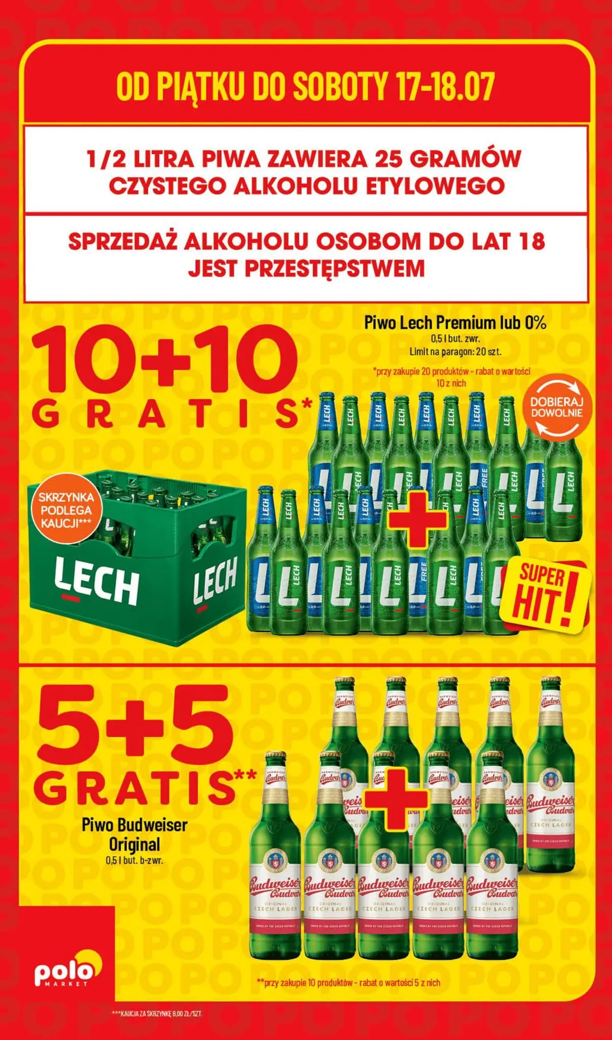 Nowa POLOmarket gazetka od jutra 16.07.2026 | Strona: 2 | Produkty: Piwo