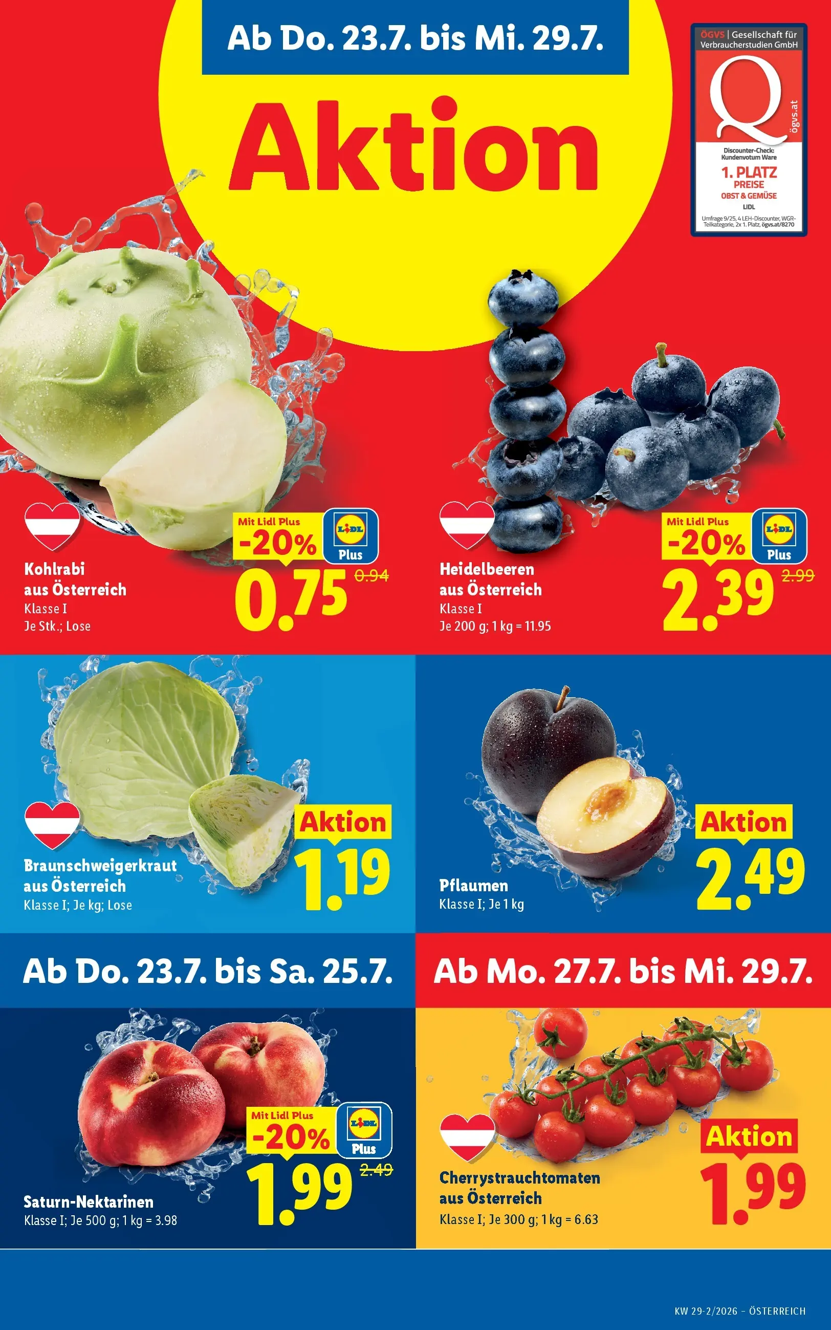 Lidl - Lidl ab 23.07.2026 - Angebote ab donnerstag | Seite: 5 | Produkte: Gemüse, Obst