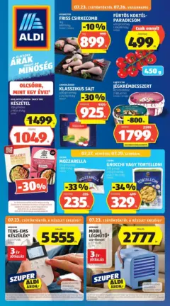 Aldi aktuális akciós újság - amely érvényes a következő dátumtól: 2026.07.23.