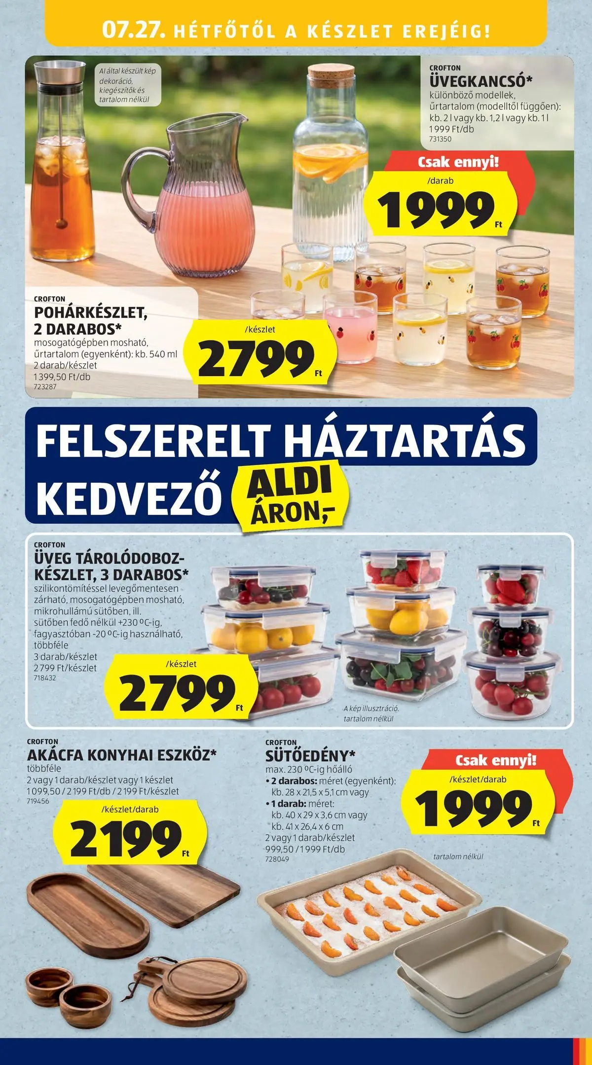 Aldi aktuális akciós újság - 2026.07.23. -tól/töl > akció, lapozható szórólap 🛍️ | Oldal: 47 | Termékek: Tárolódoboz, Dekoráció