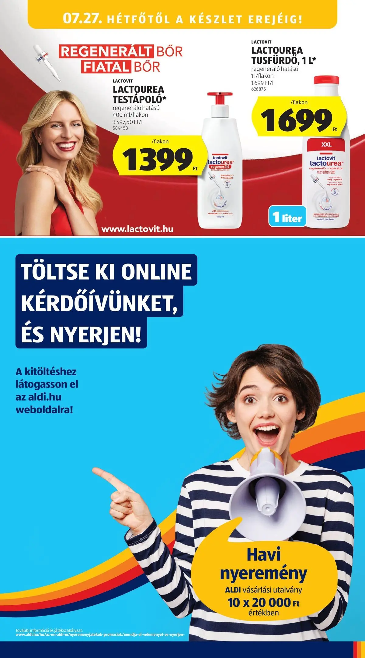 Aldi aktuális akciós újság - 2026.07.23. -tól/töl > akció, lapozható szórólap 🛍️ | Oldal: 51 | Termékek: Body, Bor