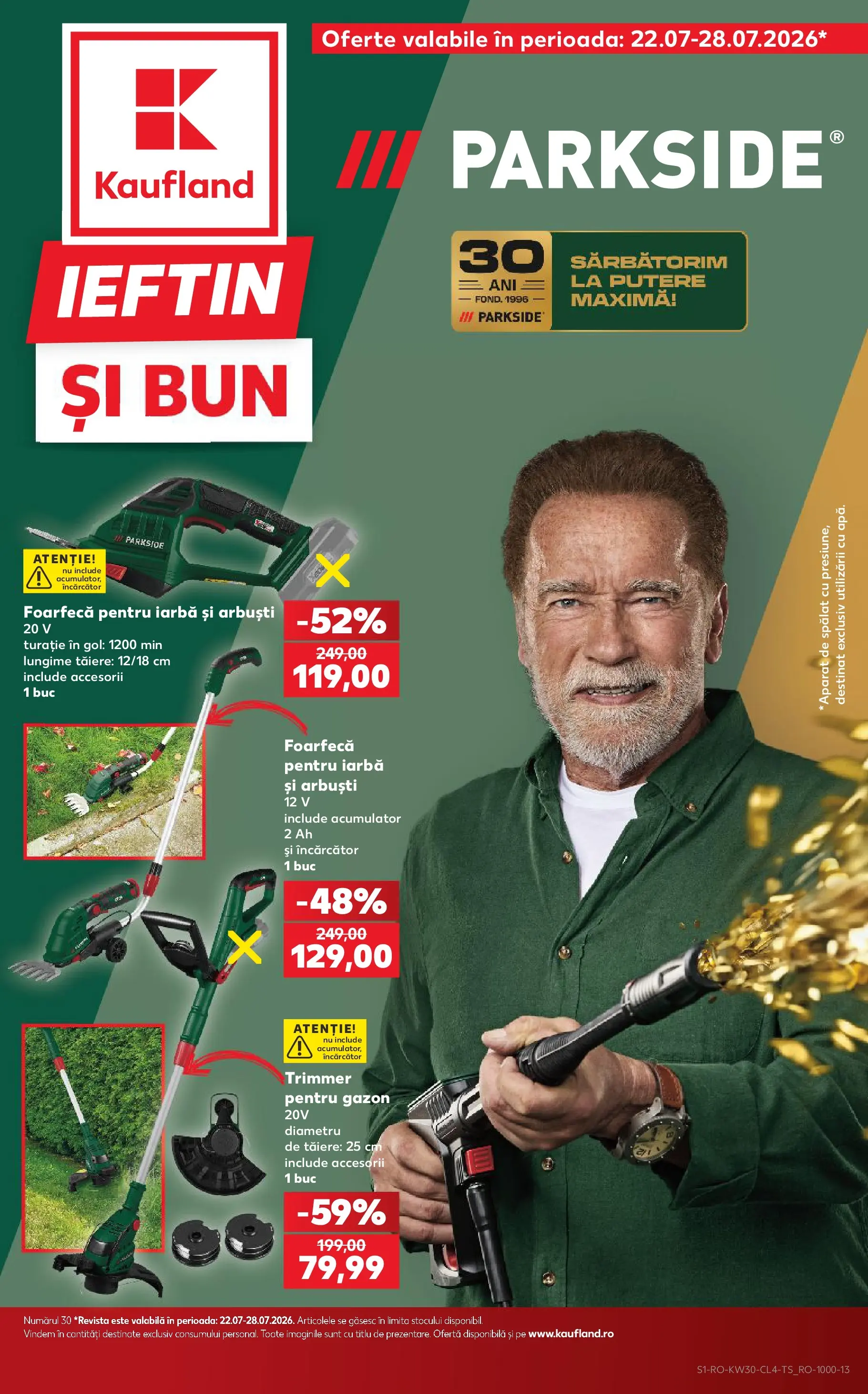 Kaufland Viseu de Sus 22.07.2026 - Revista si Oferta | Pagină: 1 | Produse: Trimmer, Încărcător
