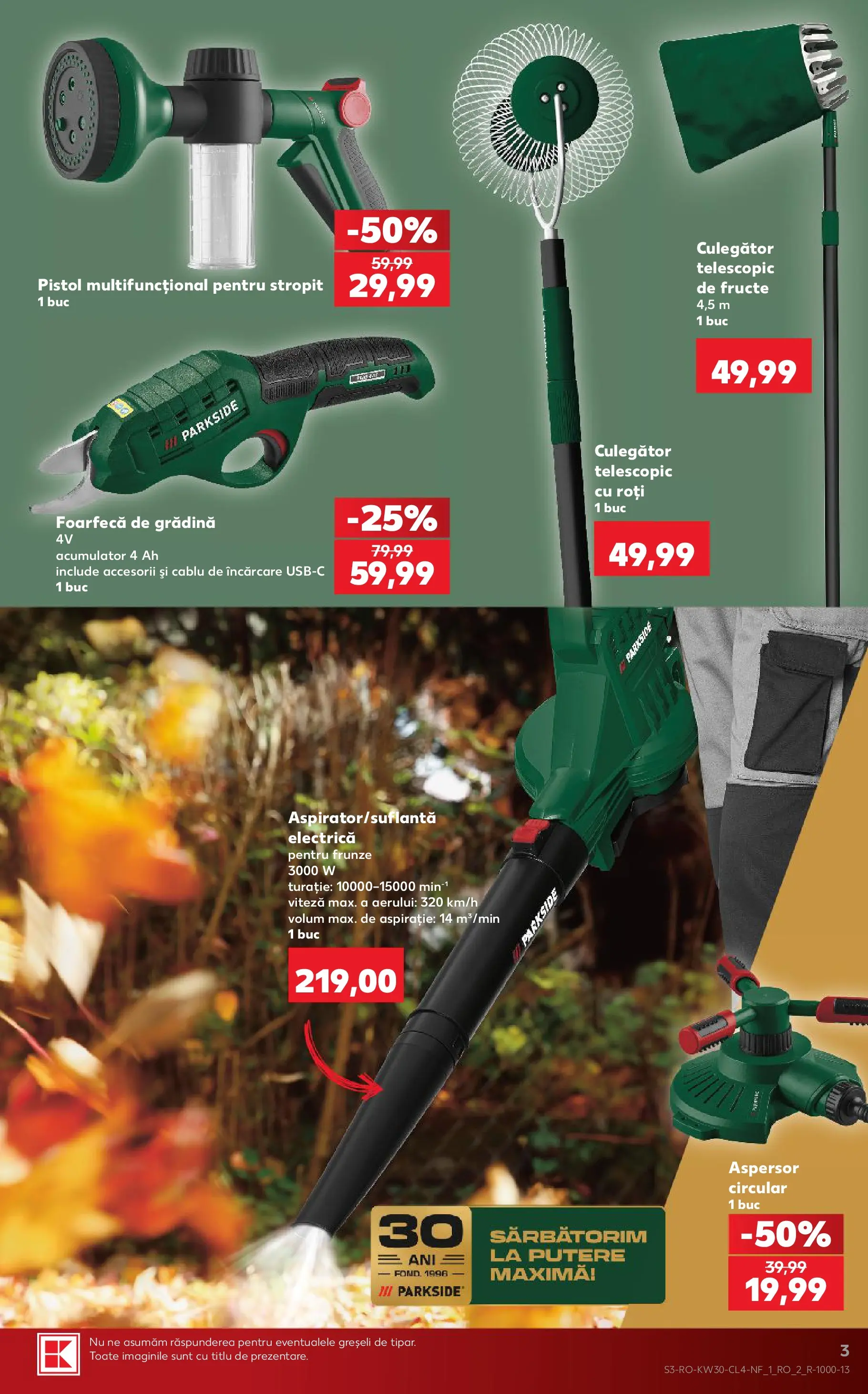 Kaufland Viseu de Sus 22.07.2026 - Revista si Oferta | Pagină: 3 | Produse: Cablu, Fructe