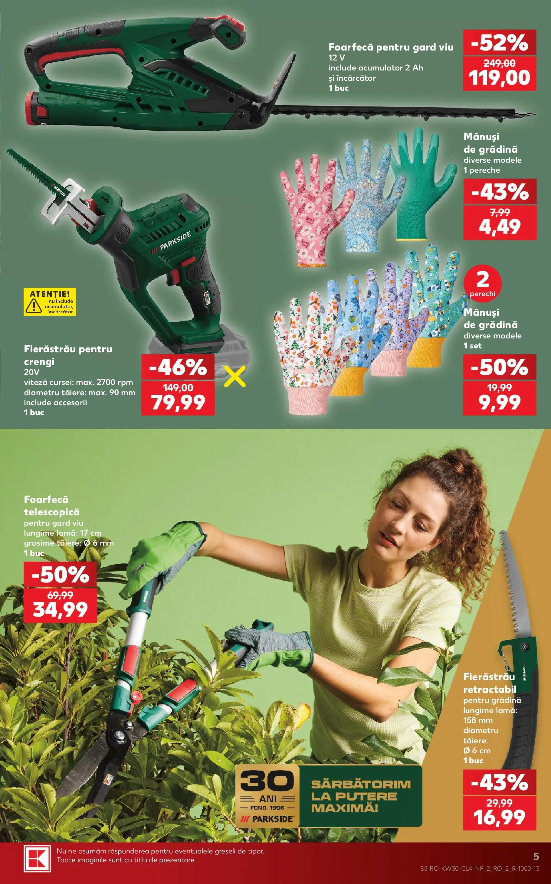 Kaufland Viseu de Sus 22.07.2026 - Revista si Oferta | Pagină: 5 | Produse: Mănuși, Încărcător