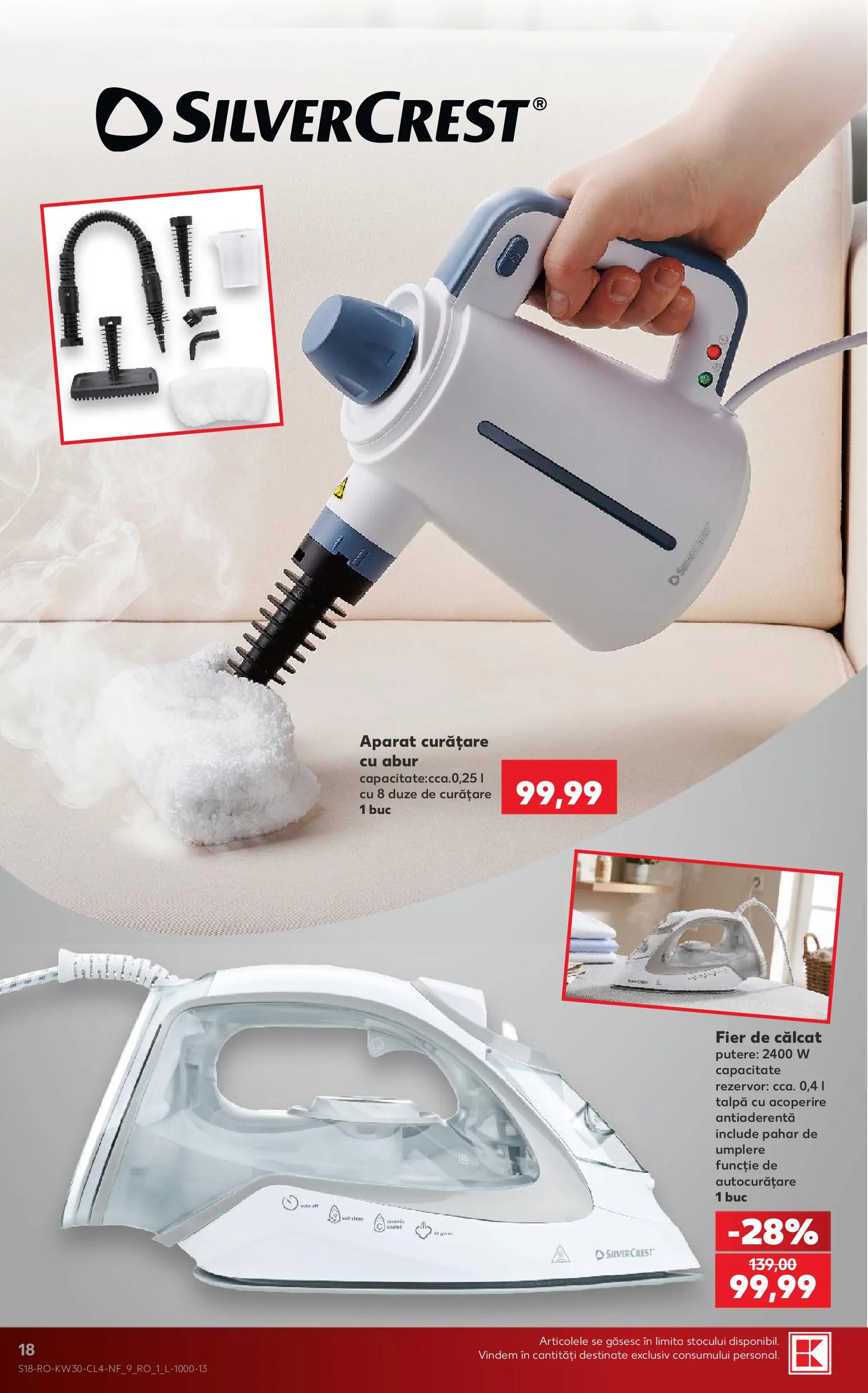 Kaufland Viseu de Sus 22.07.2026 - Revista si Oferta | Pagină: 18 | Produse: Fier de călcat