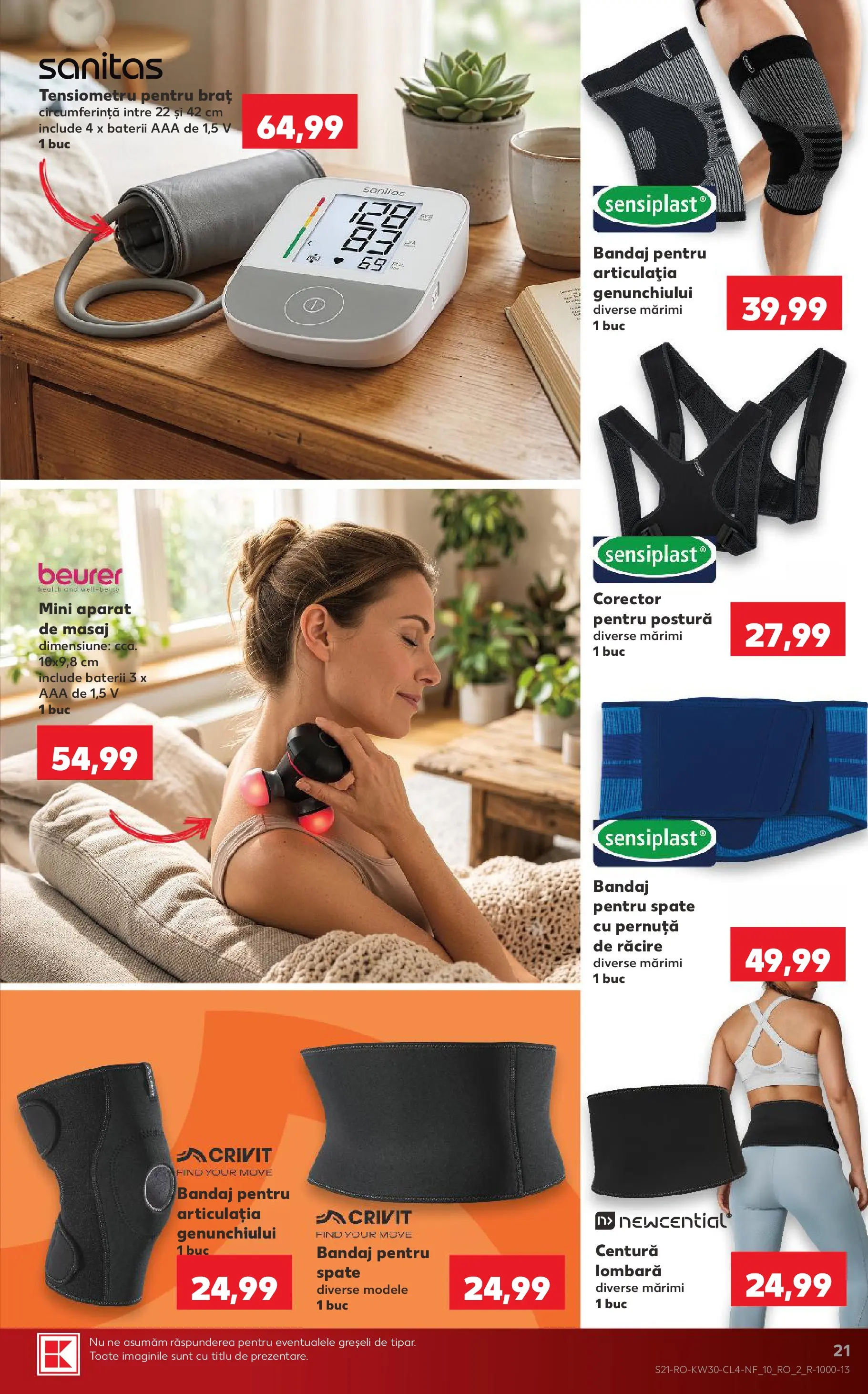 Kaufland Viseu de Sus 22.07.2026 - Revista si Oferta | Pagină: 21 | Produse: Tensiometru, Baterii