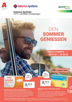 Angebote - Ihre Apotheke vor Ort: Jetzt alle Angebote auch online entdecken! ab 25.07.2026 gültig