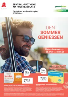 Angebote - Ihre Apotheke vor Ort: Jetzt alle Angebote auch online entdecken! ab 25.07.2026 gültig Angebote - Ihre Apotheke vor Ort: Jetzt alle Angebote auch online entdecken! ab 25.07.2026 gültig