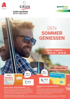 Angebote - Ihre Apotheke vor Ort: Jetzt alle Angebote auch online entdecken! ab 25.07.2026 gültig