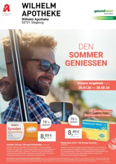 Angebote - Ihre Apotheke vor Ort: Jetzt alle Angebote auch online entdecken! ab 25.07.2026 gültig Angebote - Ihre Apotheke vor Ort: Jetzt alle Angebote auch online entdecken! ab 25.07.2026 gültig