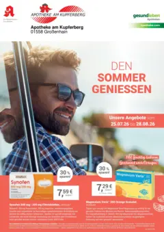 Angebote - Ihre Apotheke vor Ort: Jetzt alle Angebote auch online entdecken! ab 25.07.2026 gültig