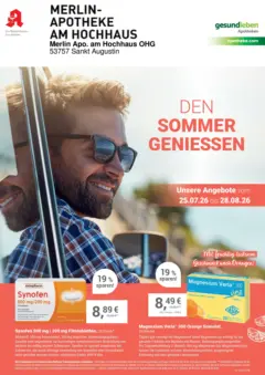 Angebote - Ihre Apotheke vor Ort: Jetzt alle Angebote auch online entdecken! ab 25.07.2026 gültig Angebote - Ihre Apotheke vor Ort: Jetzt alle Angebote auch online entdecken! ab 25.07.2026 gültig