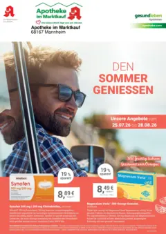 Angebote - Ihre Apotheke vor Ort: Jetzt alle Angebote auch online entdecken! ab 25.07.2026 gültig
