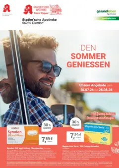 Angebote - Ihre Apotheke vor Ort: Jetzt alle Angebote auch online entdecken! ab 25.07.2026 gültig