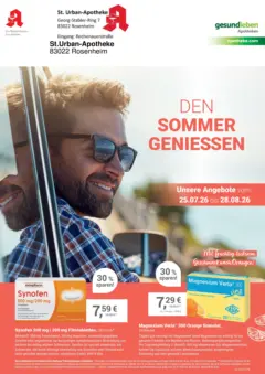 Angebote - Ihre Apotheke vor Ort: Jetzt alle Angebote auch online entdecken! ab 25.07.2026 gültig Angebote - Ihre Apotheke vor Ort: Jetzt alle Angebote auch online entdecken! ab 25.07.2026 gültig