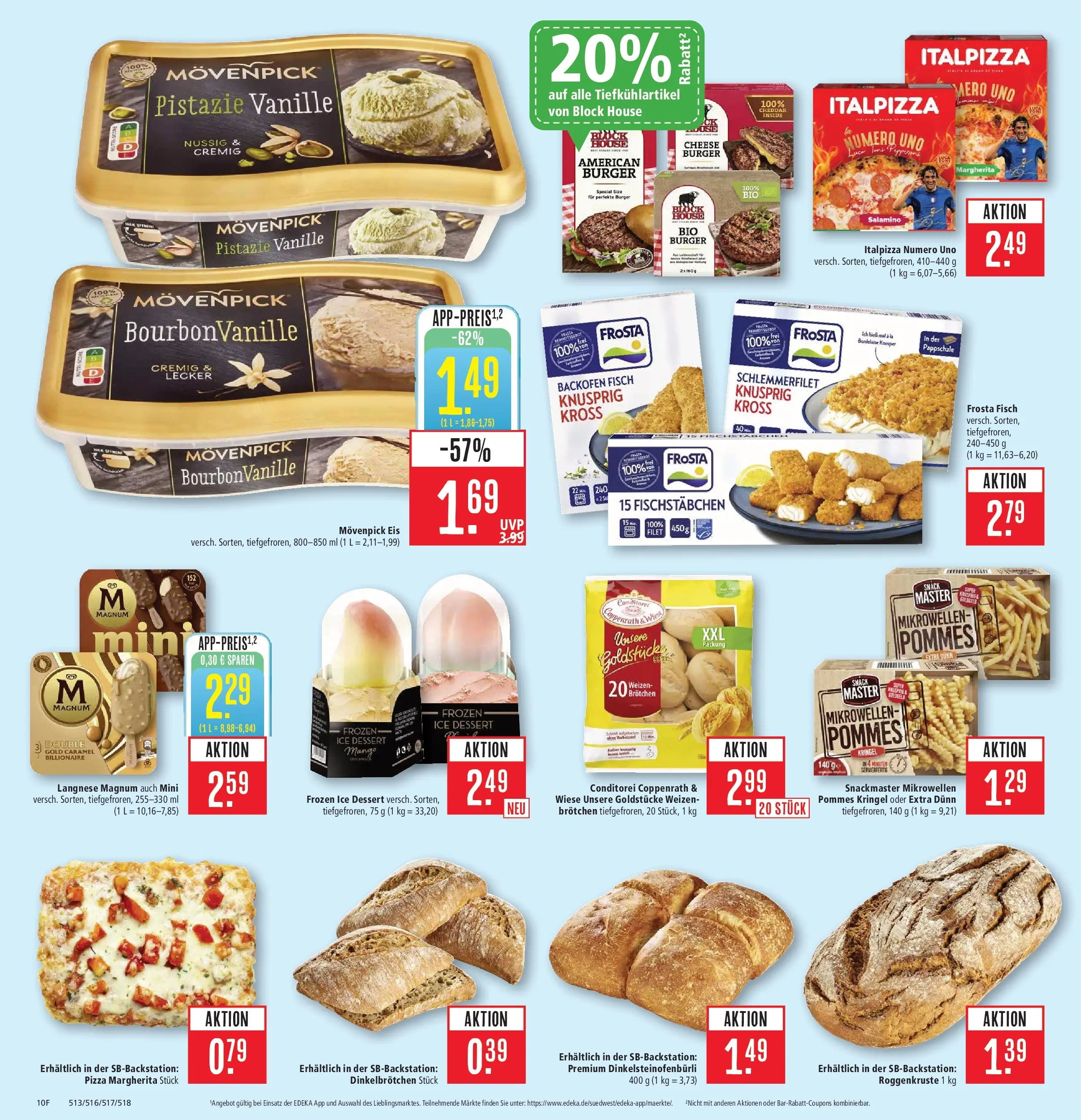 Marktkauf Prospekt Böblingen (ab 20.07.2026) » Angebote online | Seite: 10 | Produkte: Pommes, Burger, Fischstabchen, Pizza