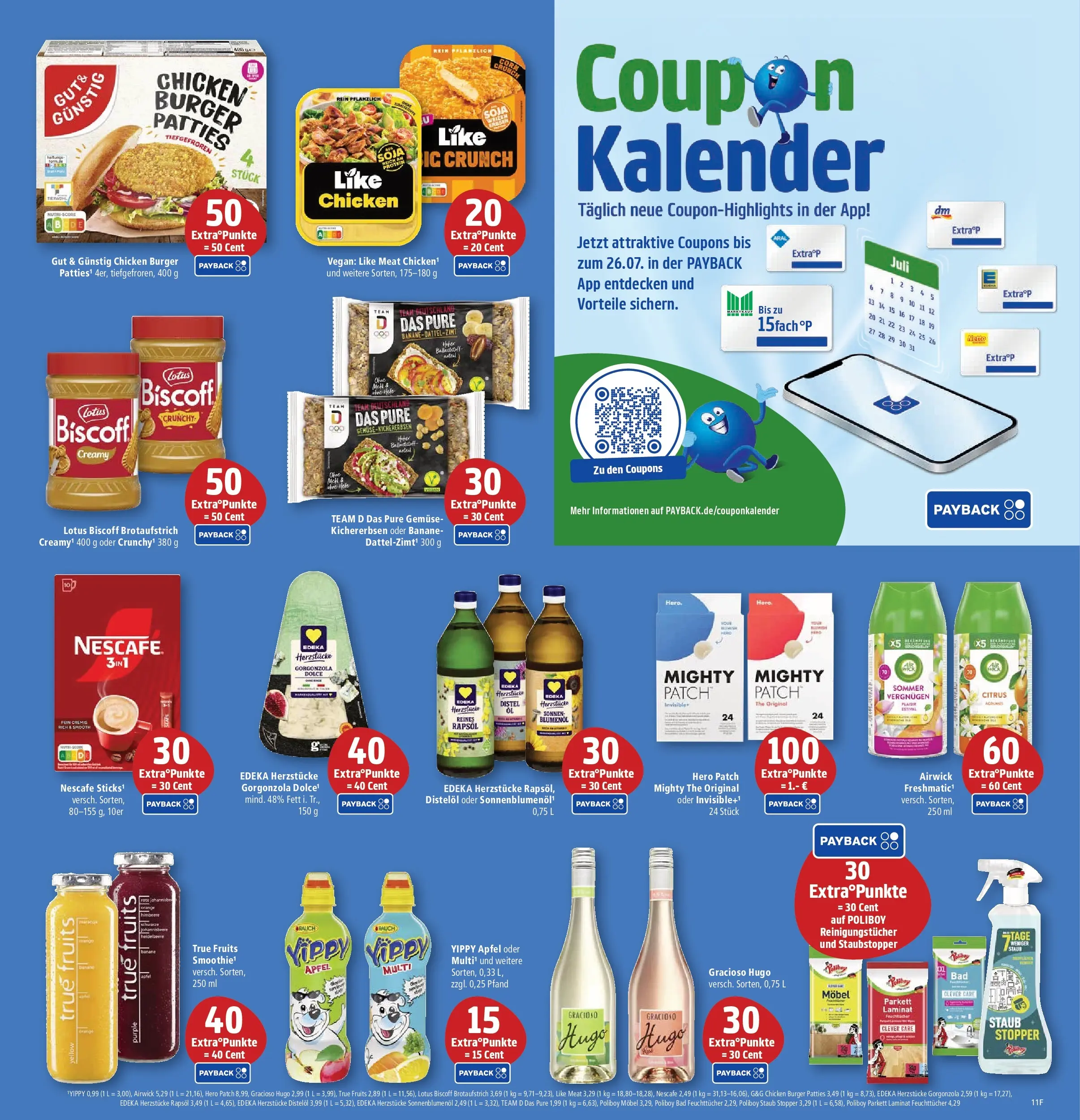 Marktkauf Prospekt Böblingen (ab 20.07.2026) » Angebote online | Seite: 11 | Produkte: Nescafe, Rapsöl, Bad, Hugo