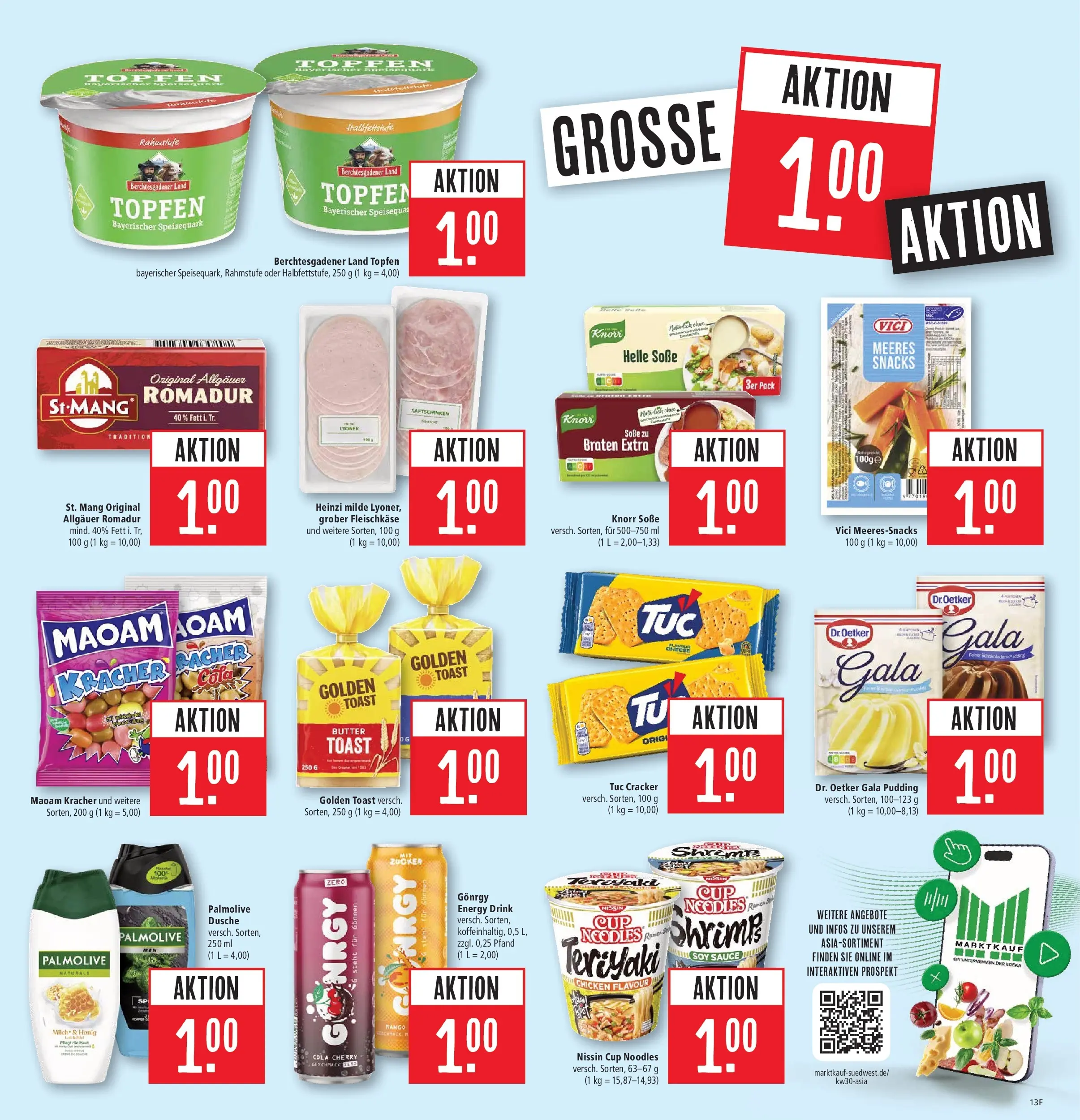 Marktkauf Prospekt Böblingen (ab 20.07.2026) » Angebote online | Seite: 13 | Produkte: Energy, Dusche, Soße, Mango