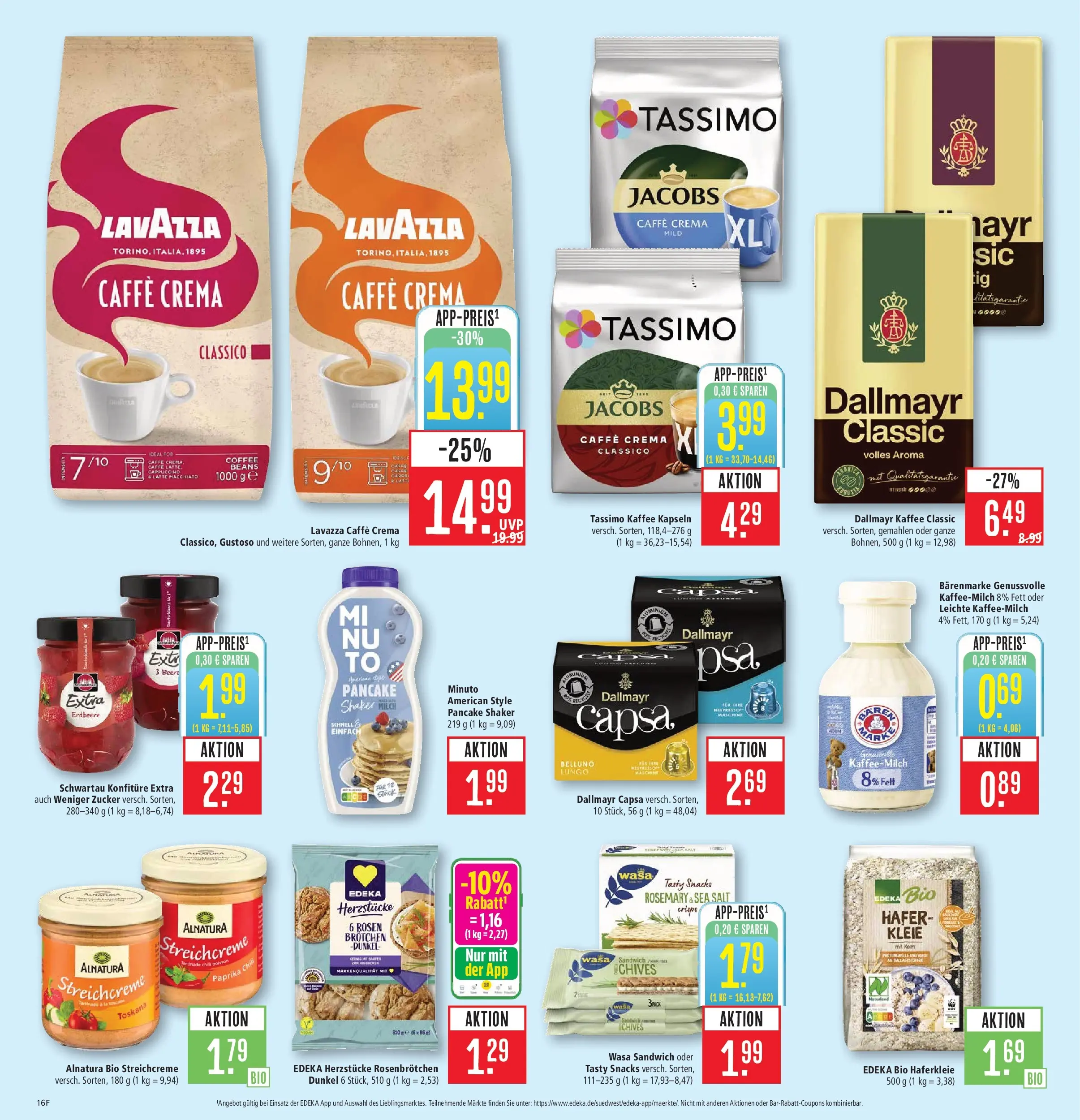 Marktkauf Prospekt Böblingen (ab 20.07.2026) » Angebote online | Seite: 16 | Produkte: Lavazza, Dallmayr, Paprika, Tassimo
