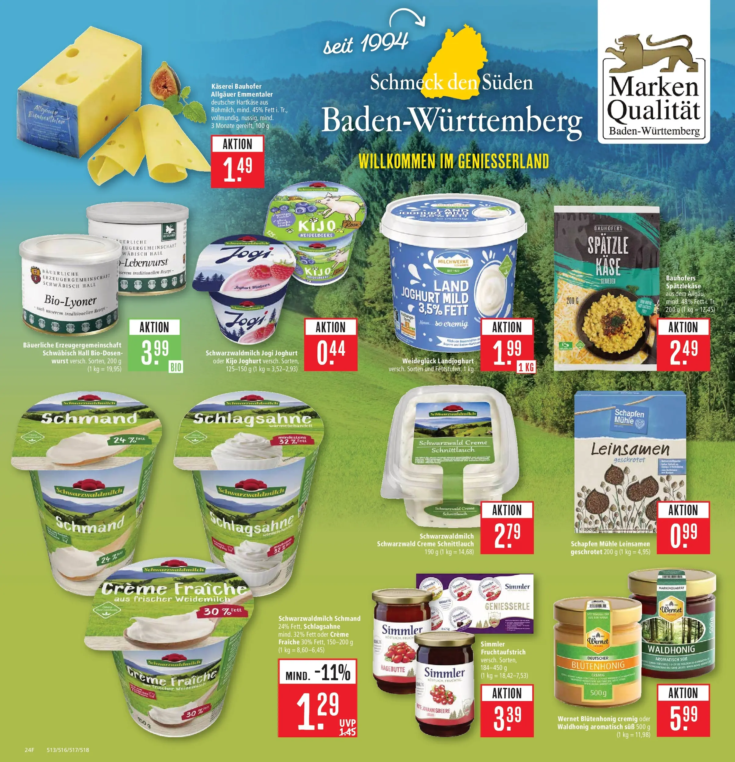 Marktkauf Prospekt Böblingen (ab 20.07.2026) » Angebote online | Seite: 28 | Produkte: Mühle, Schlagsahne, Käse, Wurst