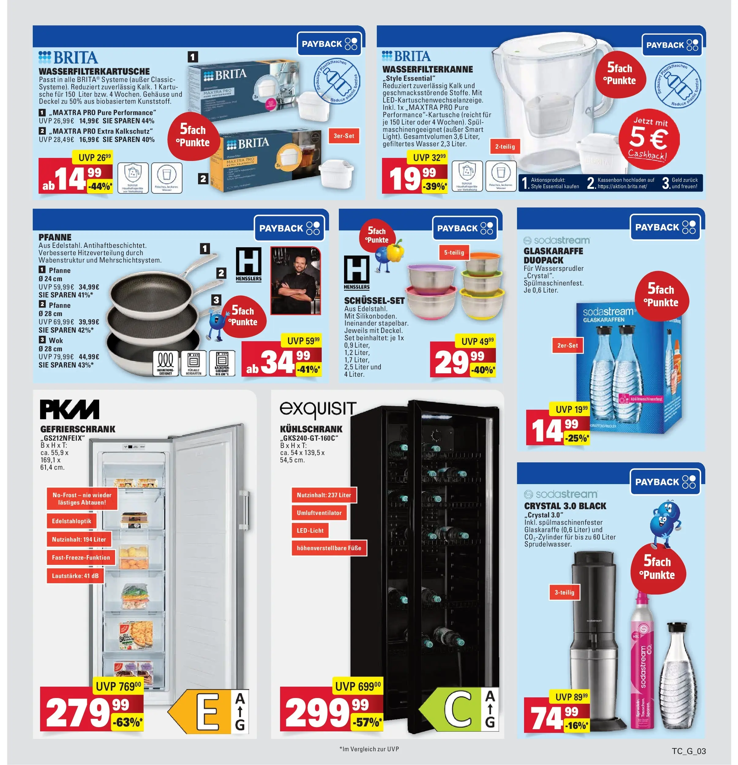 Marktkauf Prospekt Böblingen (ab 20.07.2026) » Angebote online | Seite: 35 | Produkte: Gefrierschrank, Wasser, Wok, Sodastream