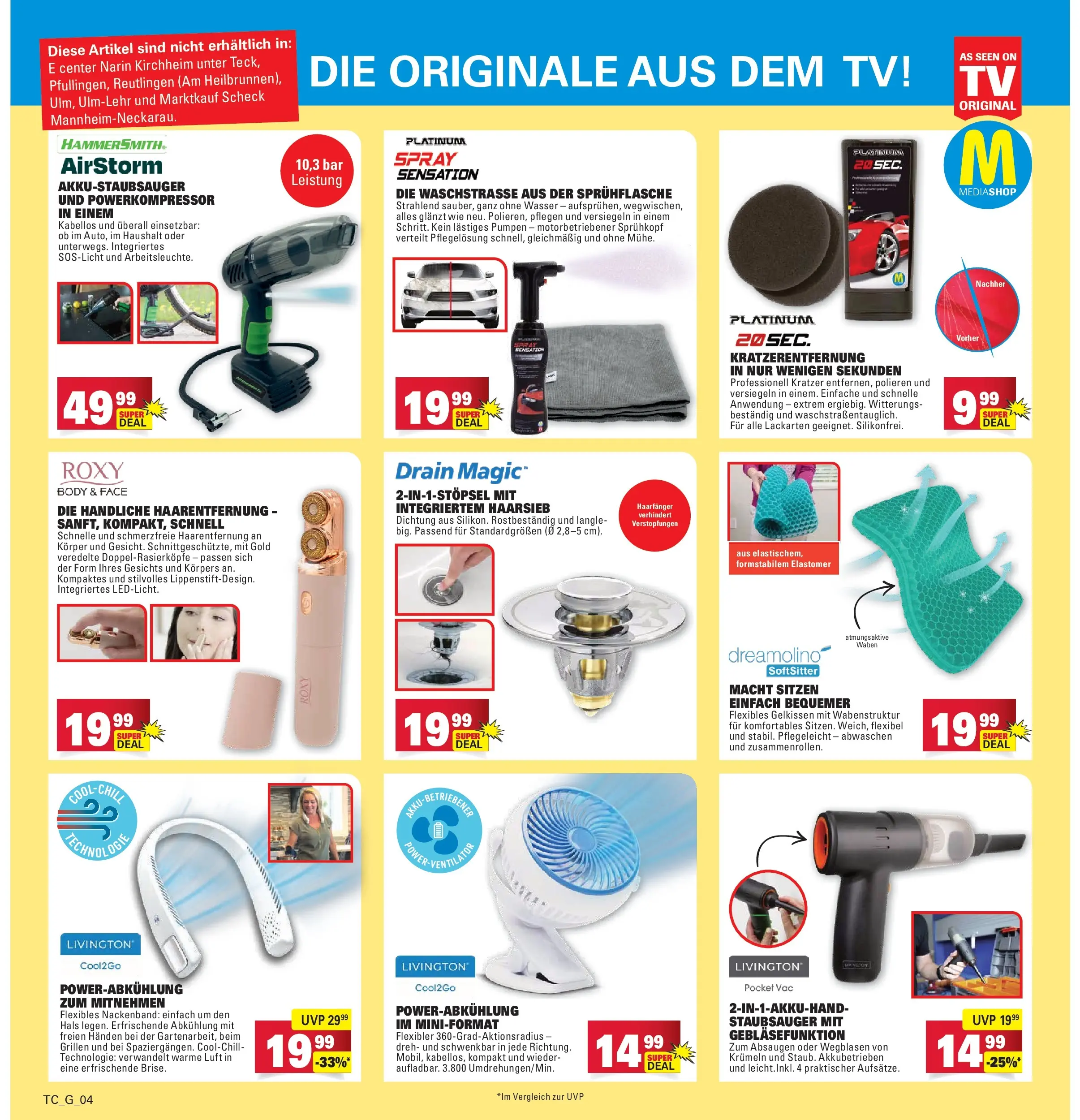 Marktkauf Prospekt Böblingen (ab 20.07.2026) » Angebote online | Seite: 36 | Produkte: Staubsauger, Wasser, TV