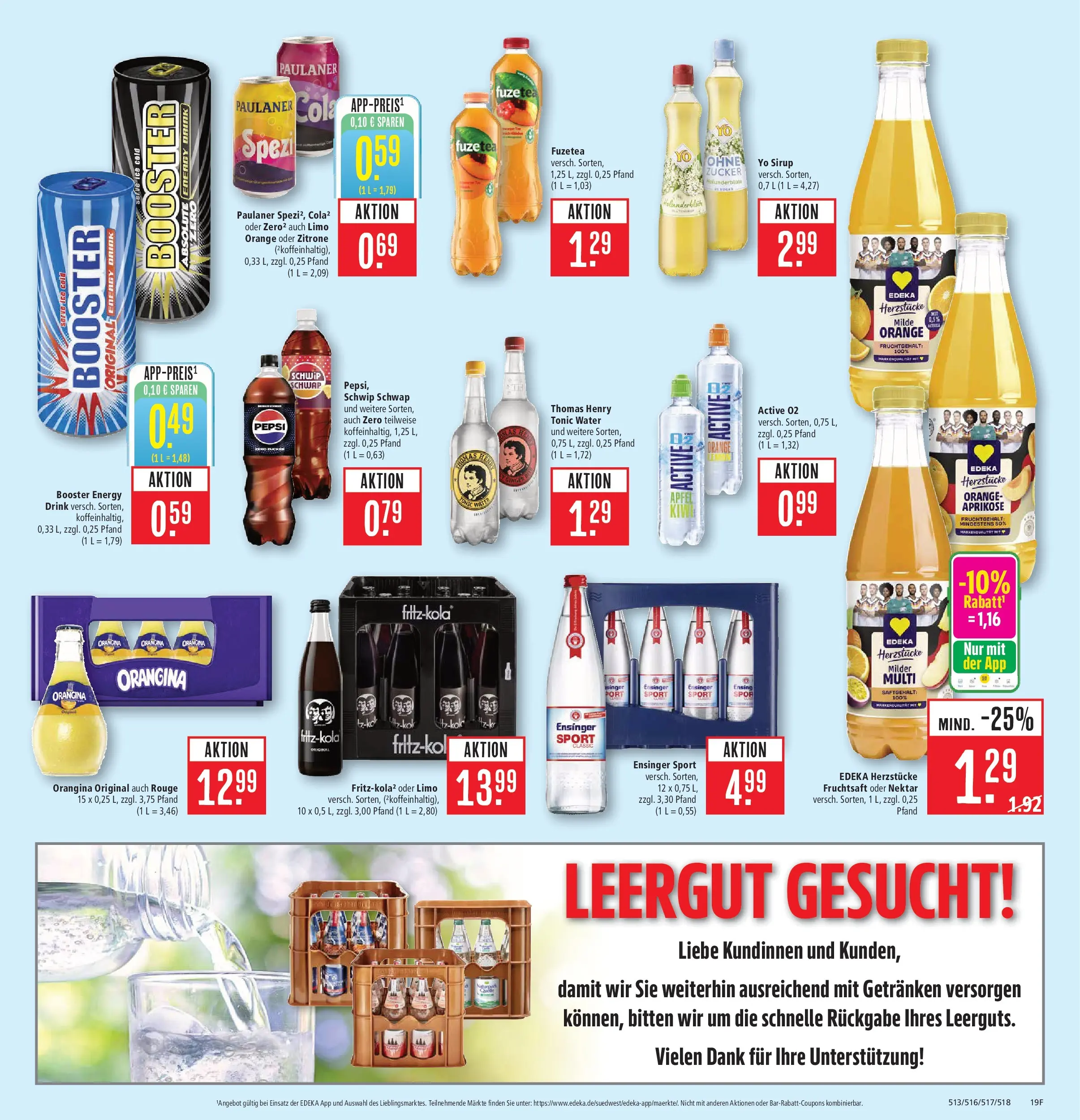 Marktkauf Prospekt Friedrichshafen (ab 20.07.2026) » Angebote online | Seite: 23 | Produkte: Energy, Rouge, Sirup, Zitrone
