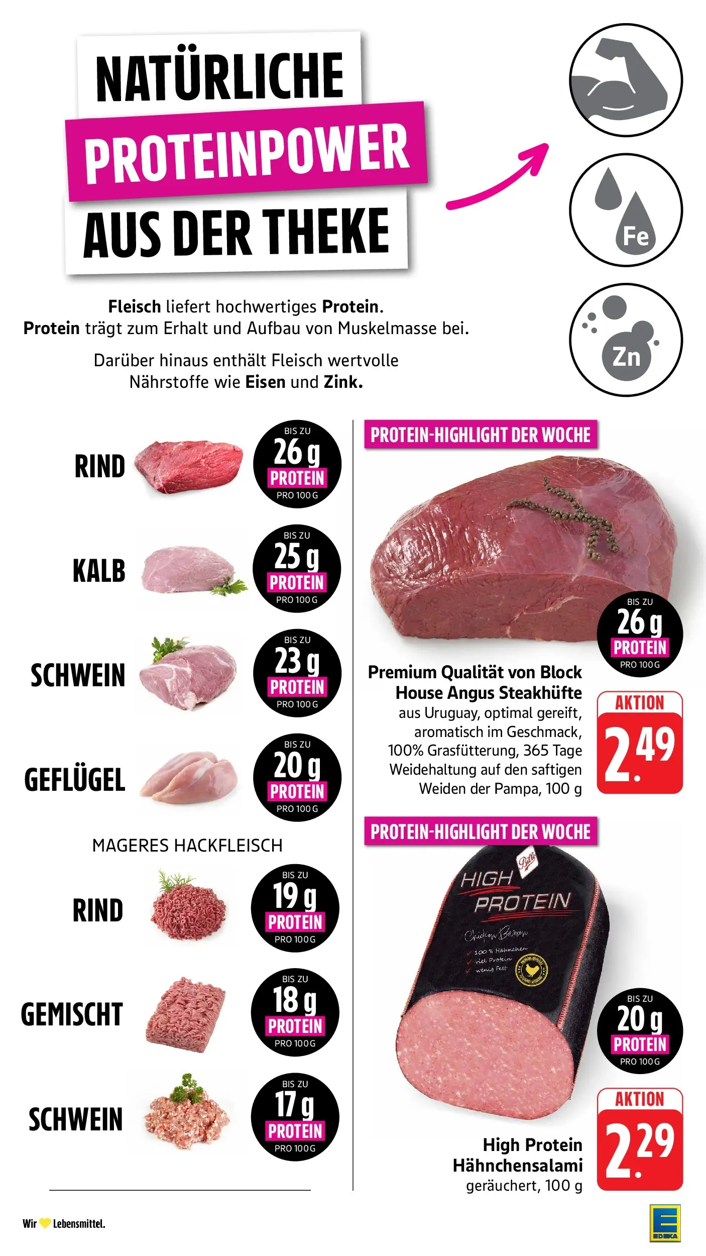 E center Prospekt Singen (ab 20.07.2026) zum Blättern | Seite: 3 | Produkte: Hahnchen, Theke, Fleisch, Hackfleisch