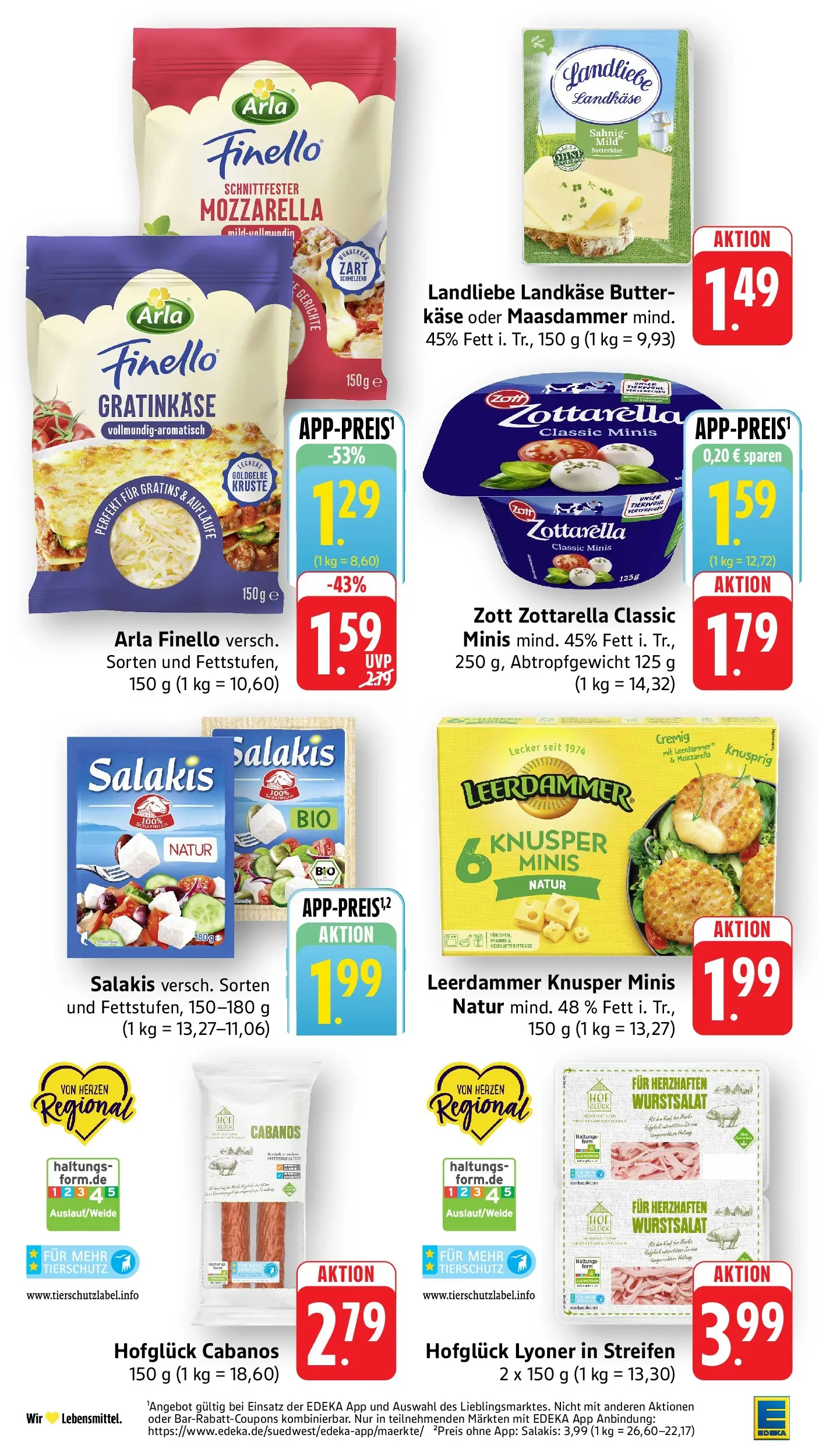 E center Prospekt Singen (ab 20.07.2026) zum Blättern | Seite: 12 | Produkte: Butter, Käse, Mozzarella, Salakis