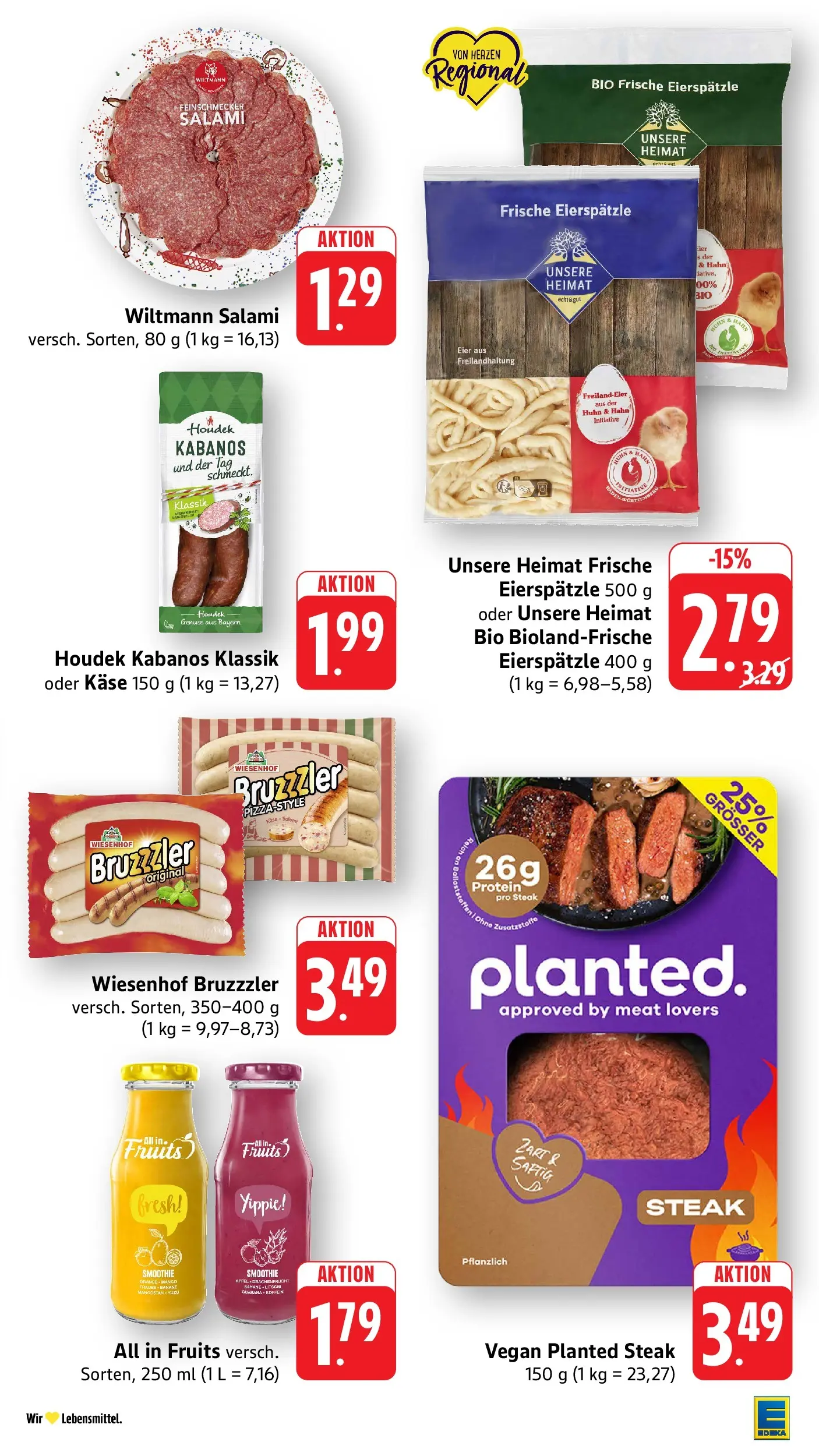 E center Prospekt Singen (ab 20.07.2026) zum Blättern | Seite: 13 | Produkte: Käse, Eier, Salami, Steak