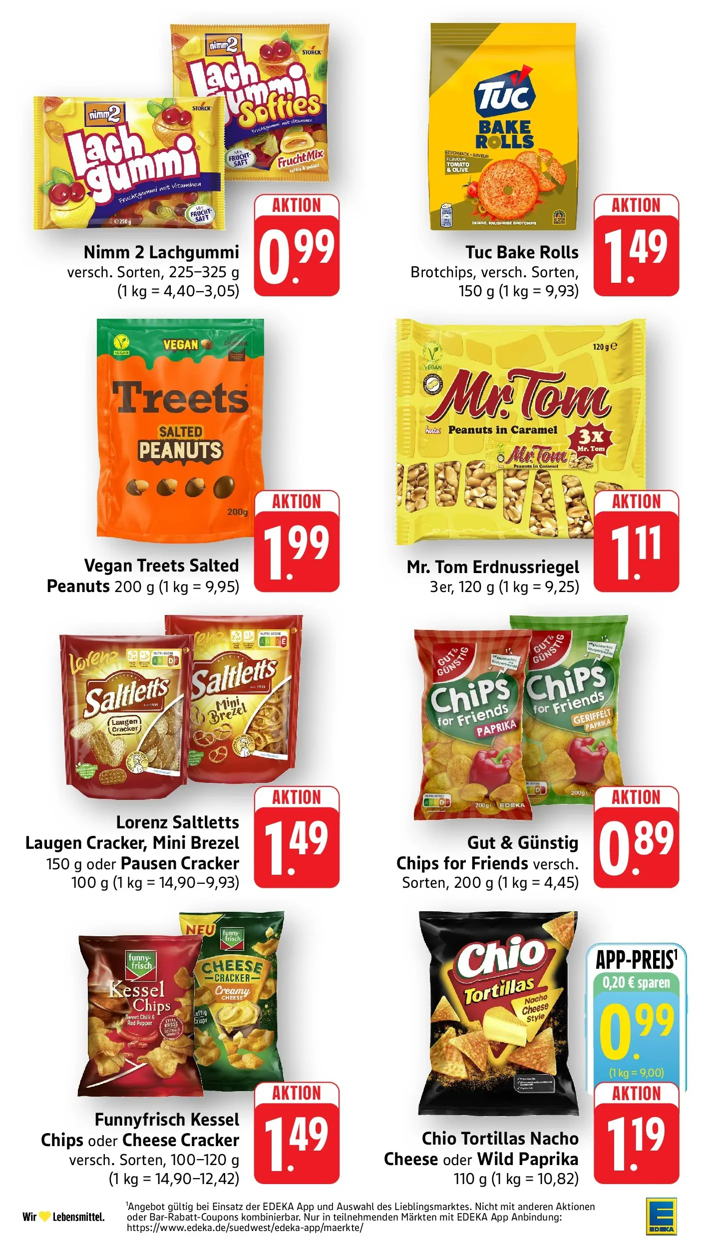 E center Prospekt Singen (ab 20.07.2026) zum Blättern | Seite: 18 | Produkte: Funny frisch, Chili, Chio tortillas, Chips