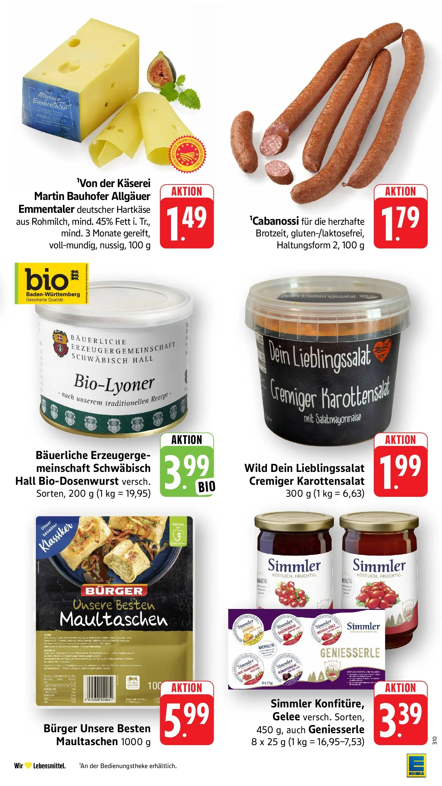 E center Prospekt Singen (ab 20.07.2026) zum Blättern | Seite: 21 | Produkte: Burger, Maultaschen