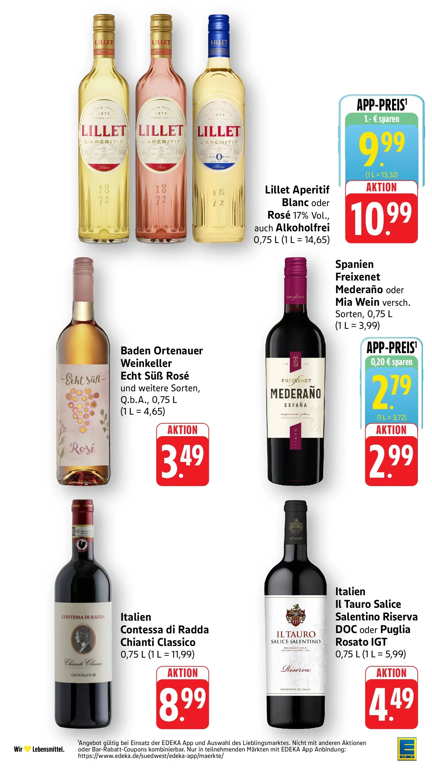 E center Prospekt Singen (ab 20.07.2026) zum Blättern | Seite: 32 | Produkte: Freixenet, Freixenet mederano, Lillet, Wein