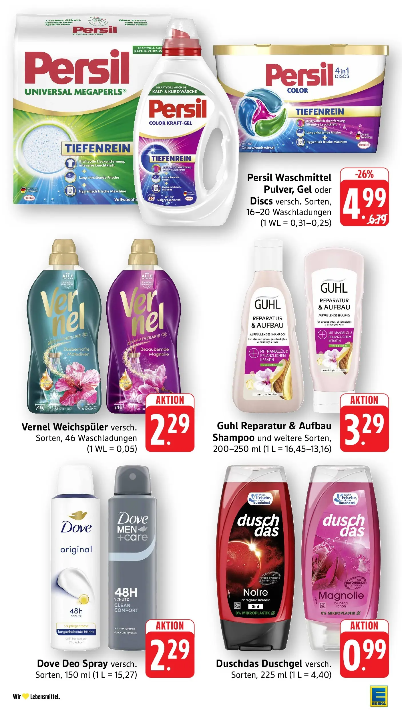 E center Prospekt Singen (ab 20.07.2026) zum Blättern | Seite: 34 | Produkte: Shampoo, Spülung, Duschgel, Persil