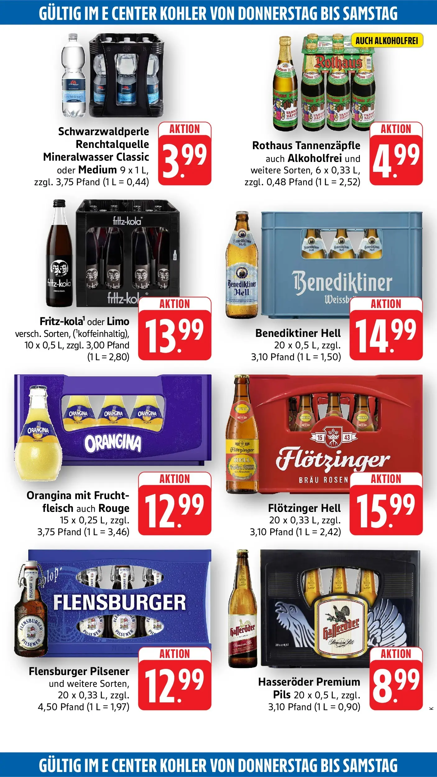 Edeka prospekt Ettenheim (ab 20.07.2026) » Angebote Online | Seite: 50 | Produkte: Pils, Rouge, Mineralwasser, Flensburger