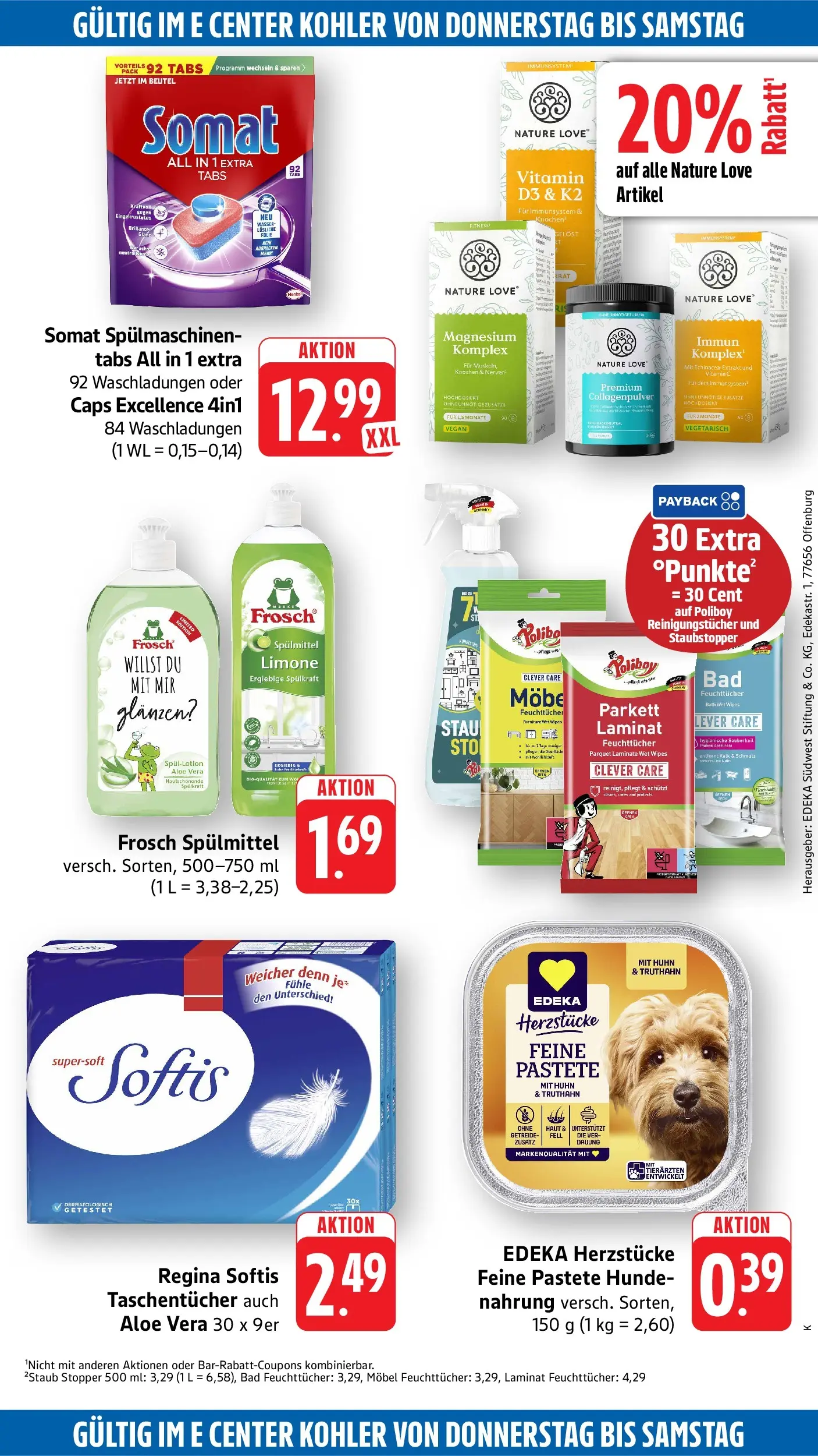 Edeka prospekt Ettenheim (ab 20.07.2026) » Angebote Online | Seite: 53 | Produkte: Rum, Bad, Reinigungstücher, Getreide